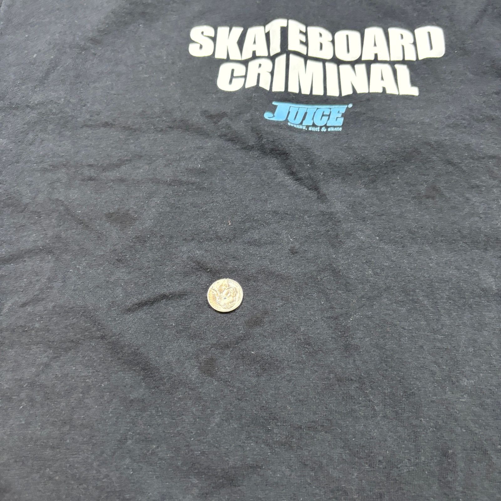 Other Juice Skateboard Criminal Short Sleeve Shirt Men's XL Skater Size US XL / EU 56 / 4 - 8 Thumbnail