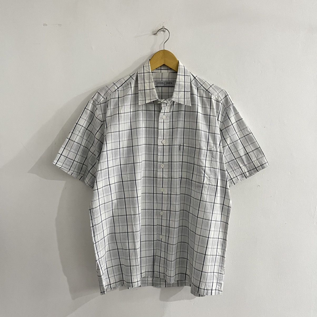Issey Miyake Unionbay - Plaid SS button Up Size US L / EU 52-54 / 3 - 1 Thumbnail