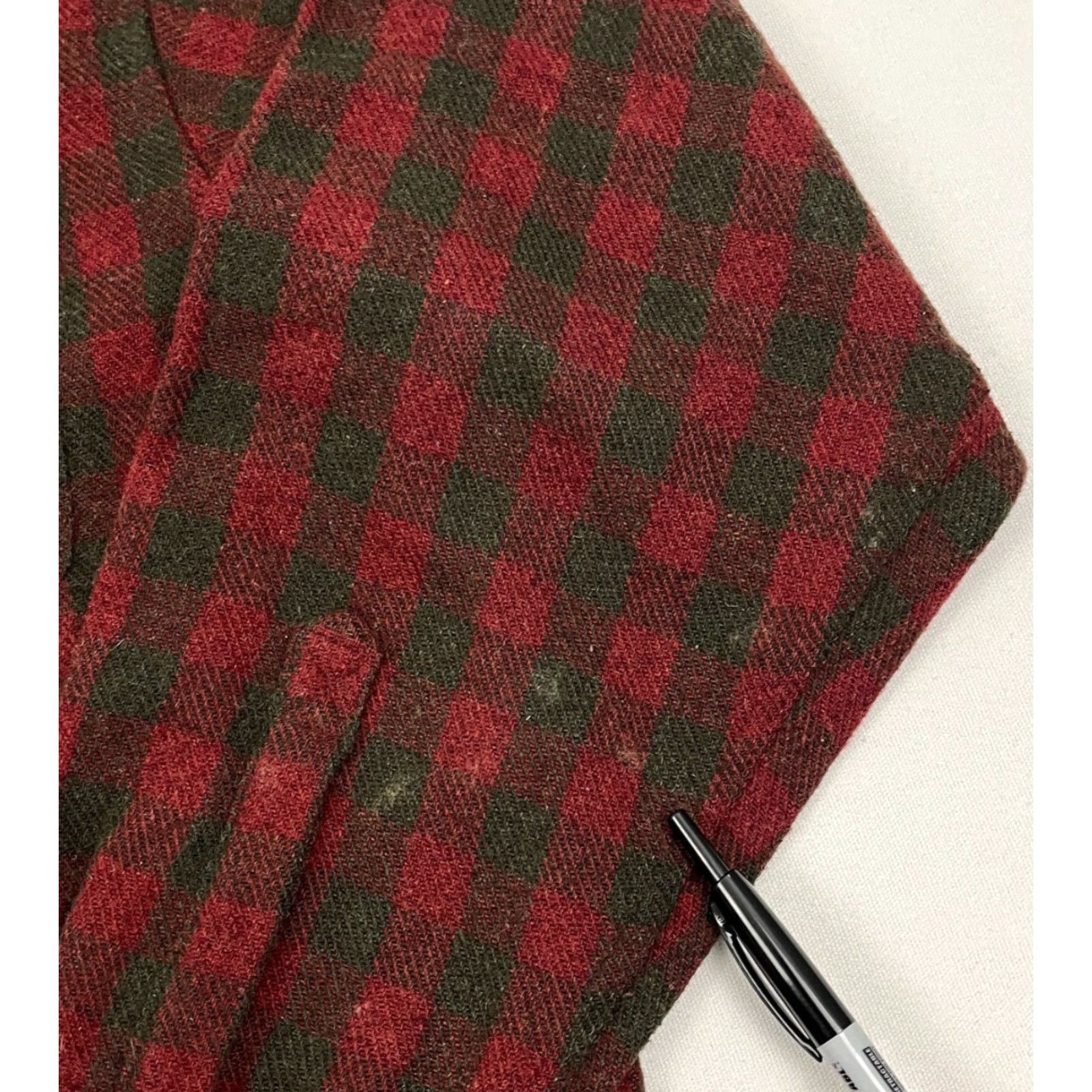 Tommy Bahama VINTAGE Abercrombie & Fitch Shirt Mens M Wool Plaid Heavyweight Made in Portugal Size US M / EU 48-50 / 2 - 6 Thumbnail