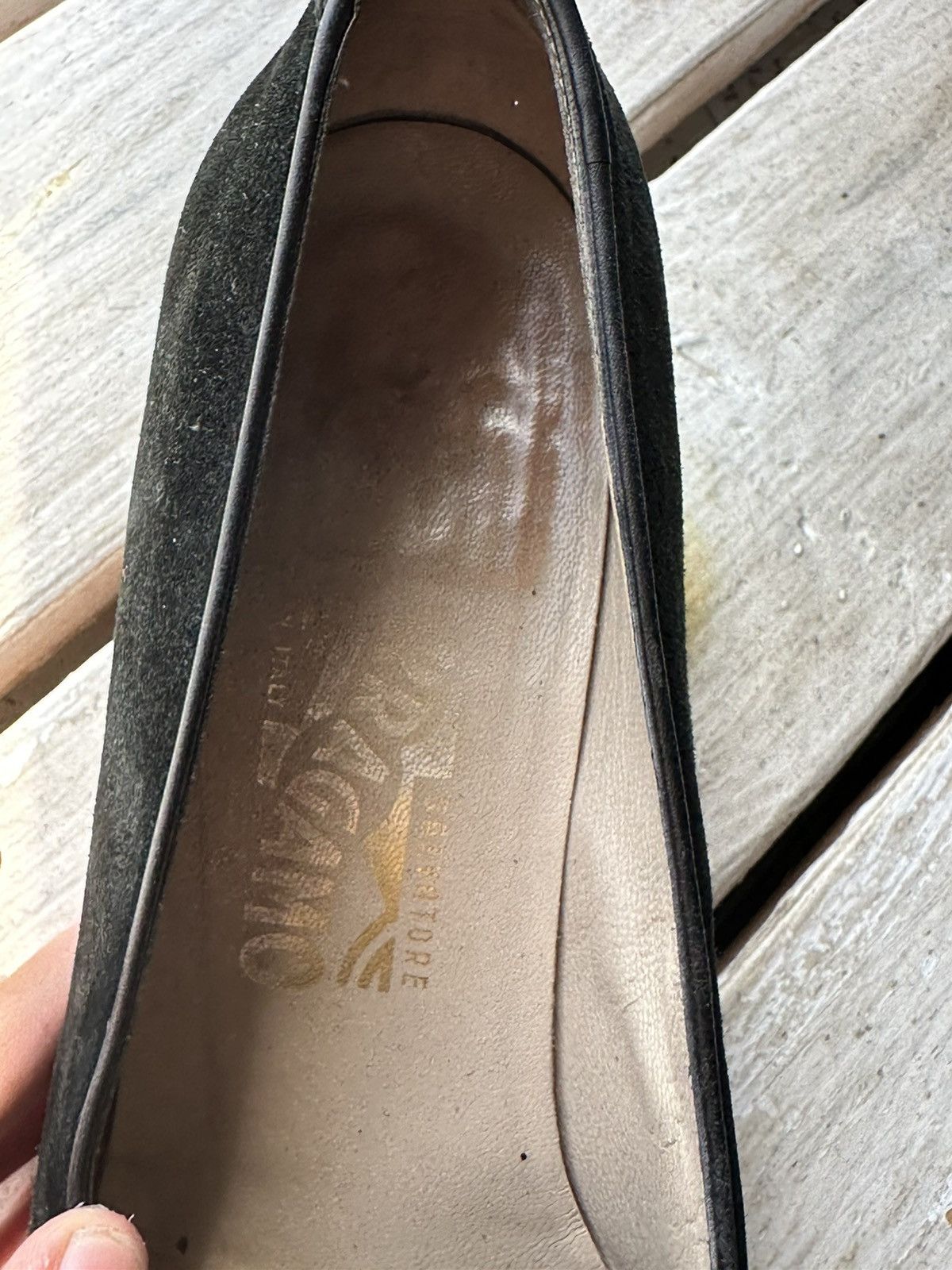 Salvatore Ferragamo RARE❗️Salvatore Ferragamo Women Shoes flats heels Size US 7 / IT 37 - 18 Thumbnail