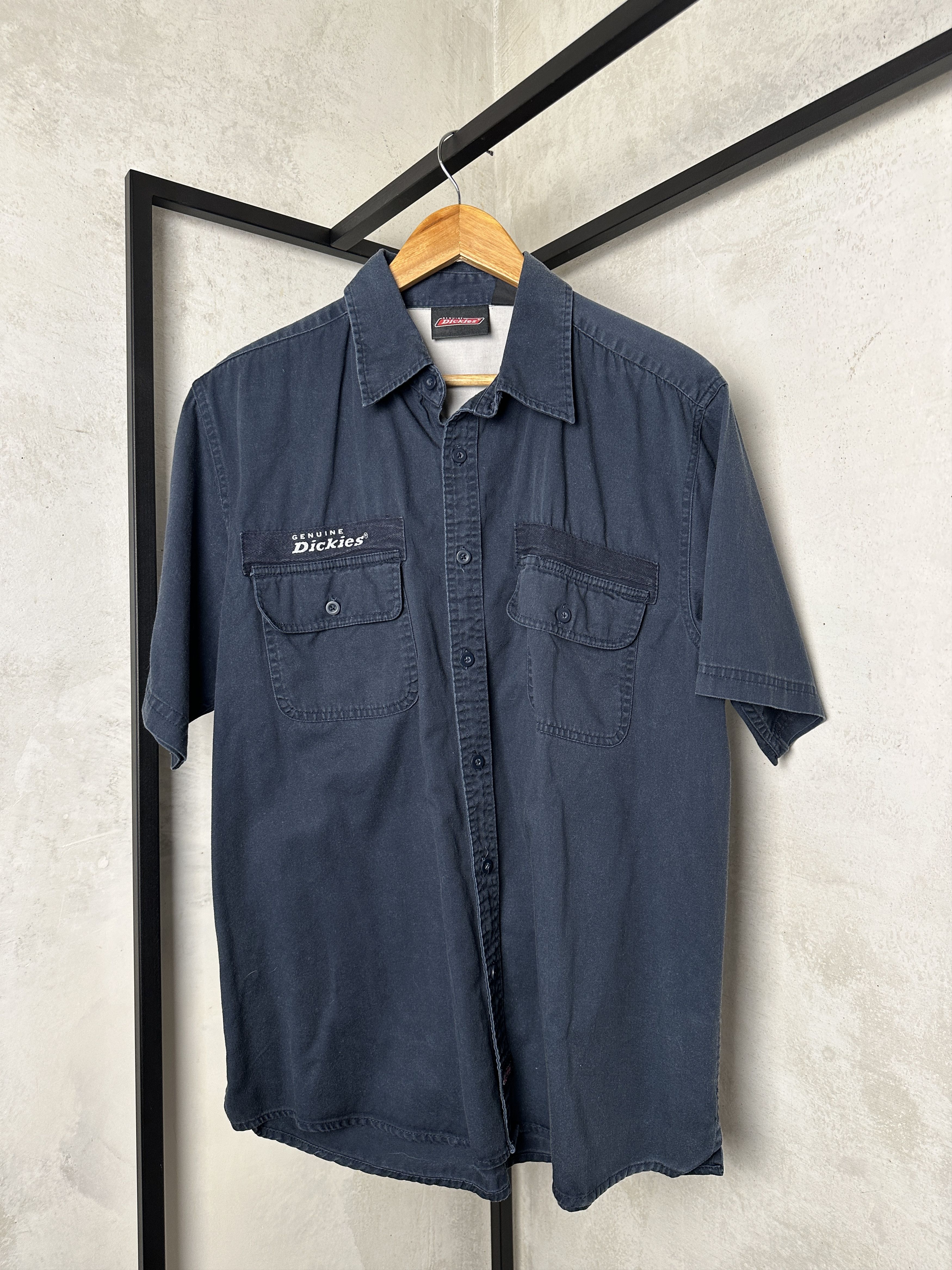 Dickies Dark Blue Dickies Buttons Up Shirt Size US XL / EU 56 / 4 - 1 Thumbnail