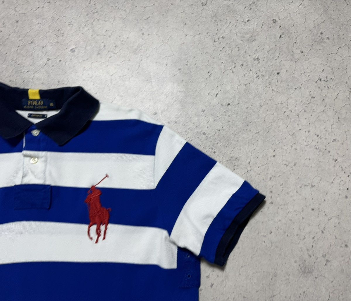 Polo Ralph Lauren Polo Ralph Lauren USA Striped Big Pony Shirt PRL Size XL Size US XL / EU 56 / 4 - 3 Thumbnail
