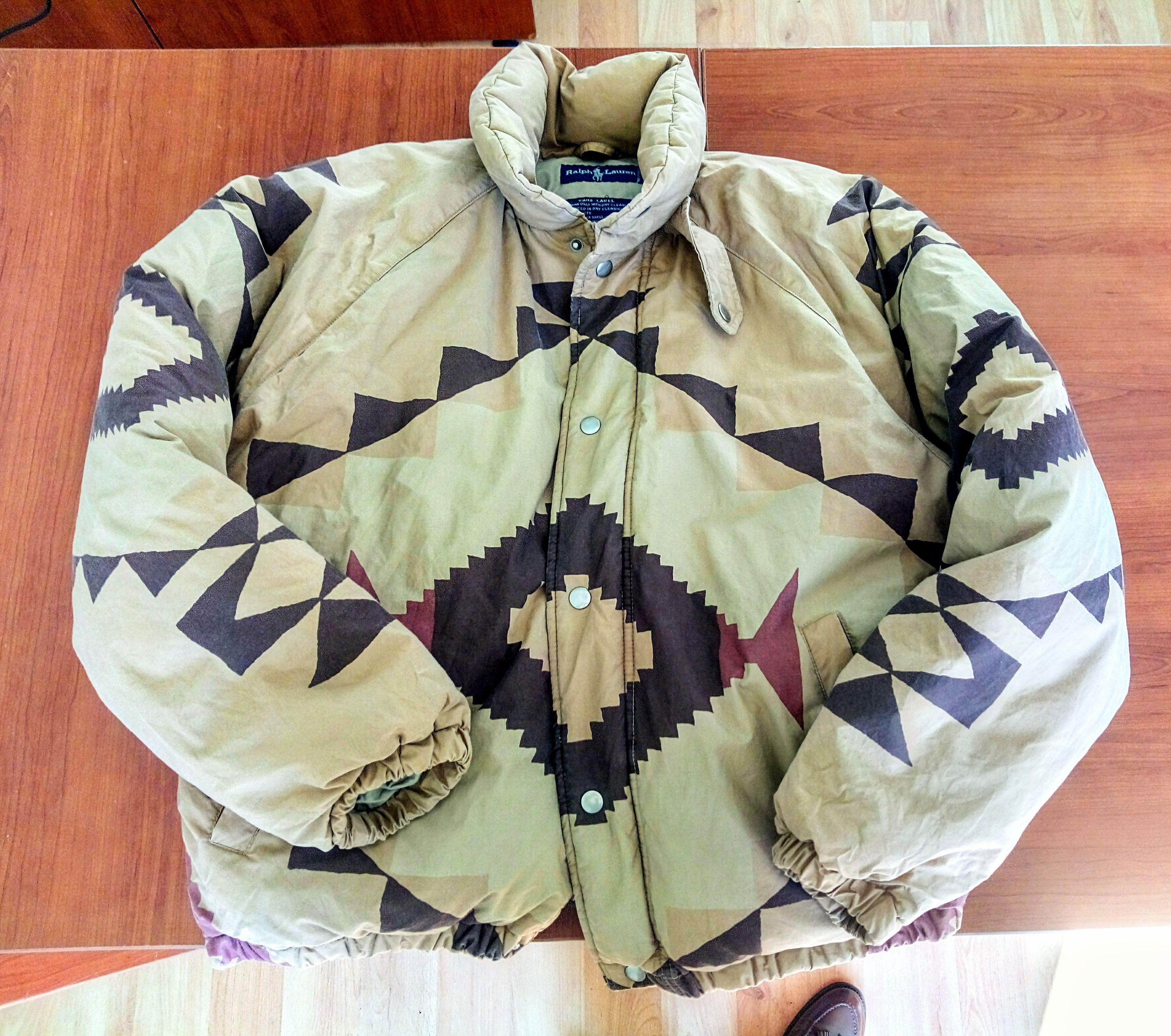 Polo Ralph Lauren RRL Ralph Lauren Aztec Puffer Down Jacket Grailed