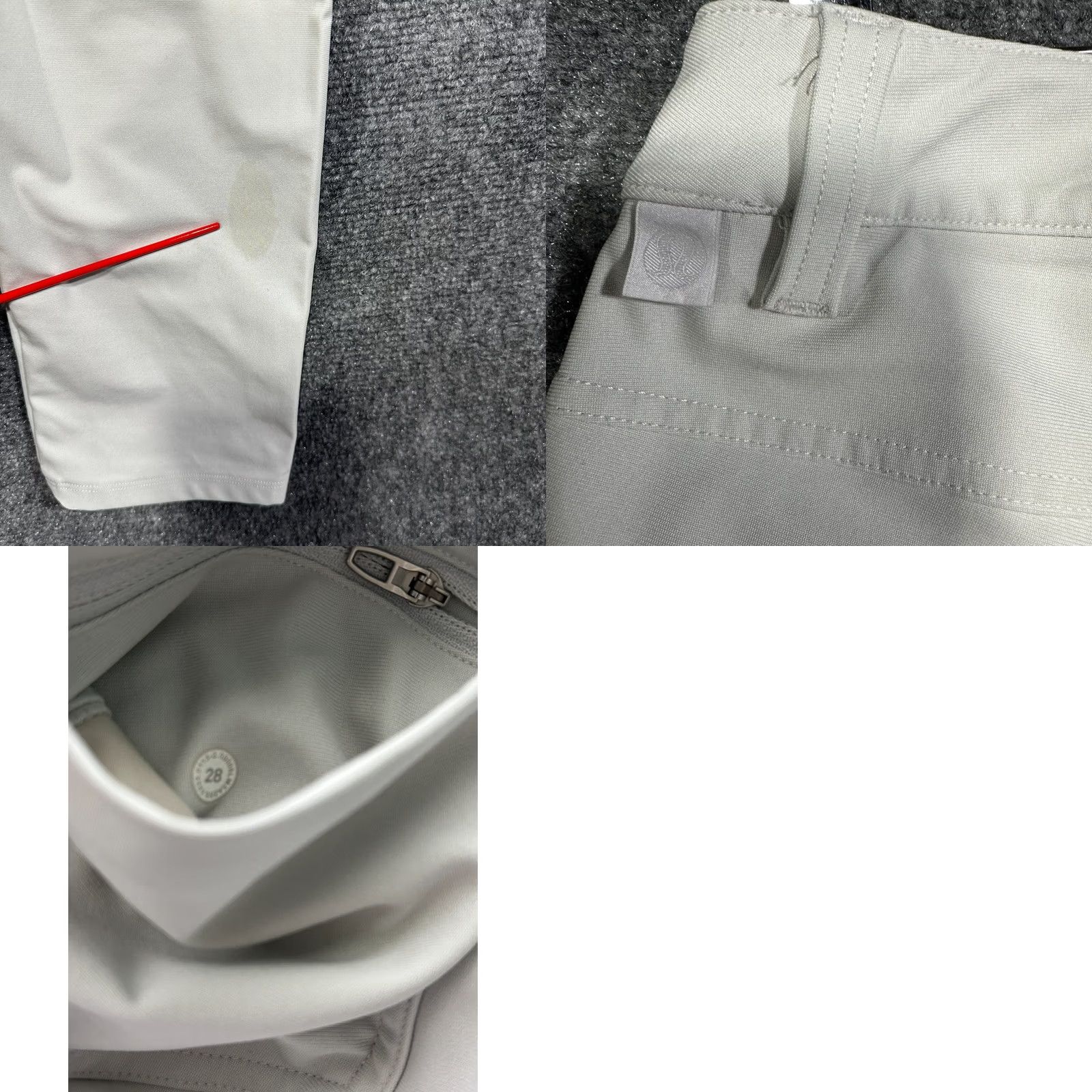 Lululemon Lululemon Womens Pants 28 Light Gray Stretch Chino Zip Fly Pockets Size 28" / US 6 / IT 42 - 8 Thumbnail