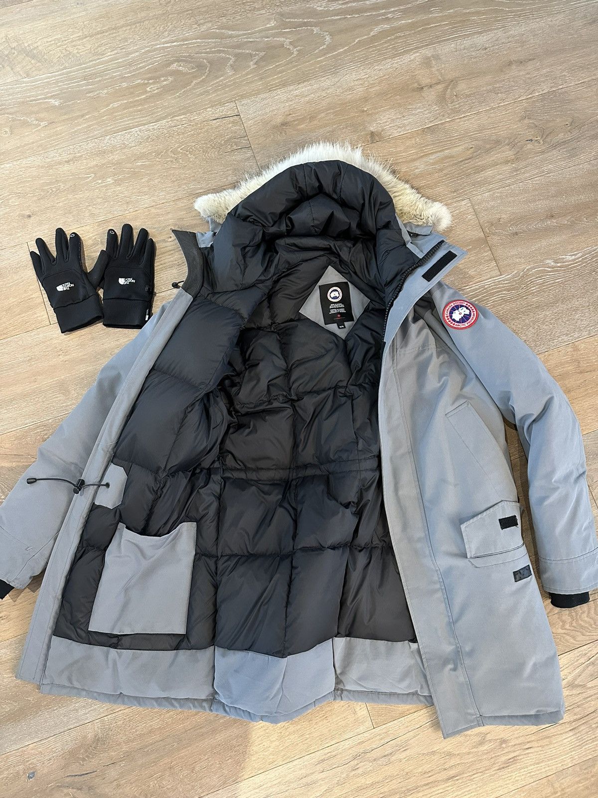 image of Canada Goose Grey Langford Parka in Mid Grey, Men's (Size XL)