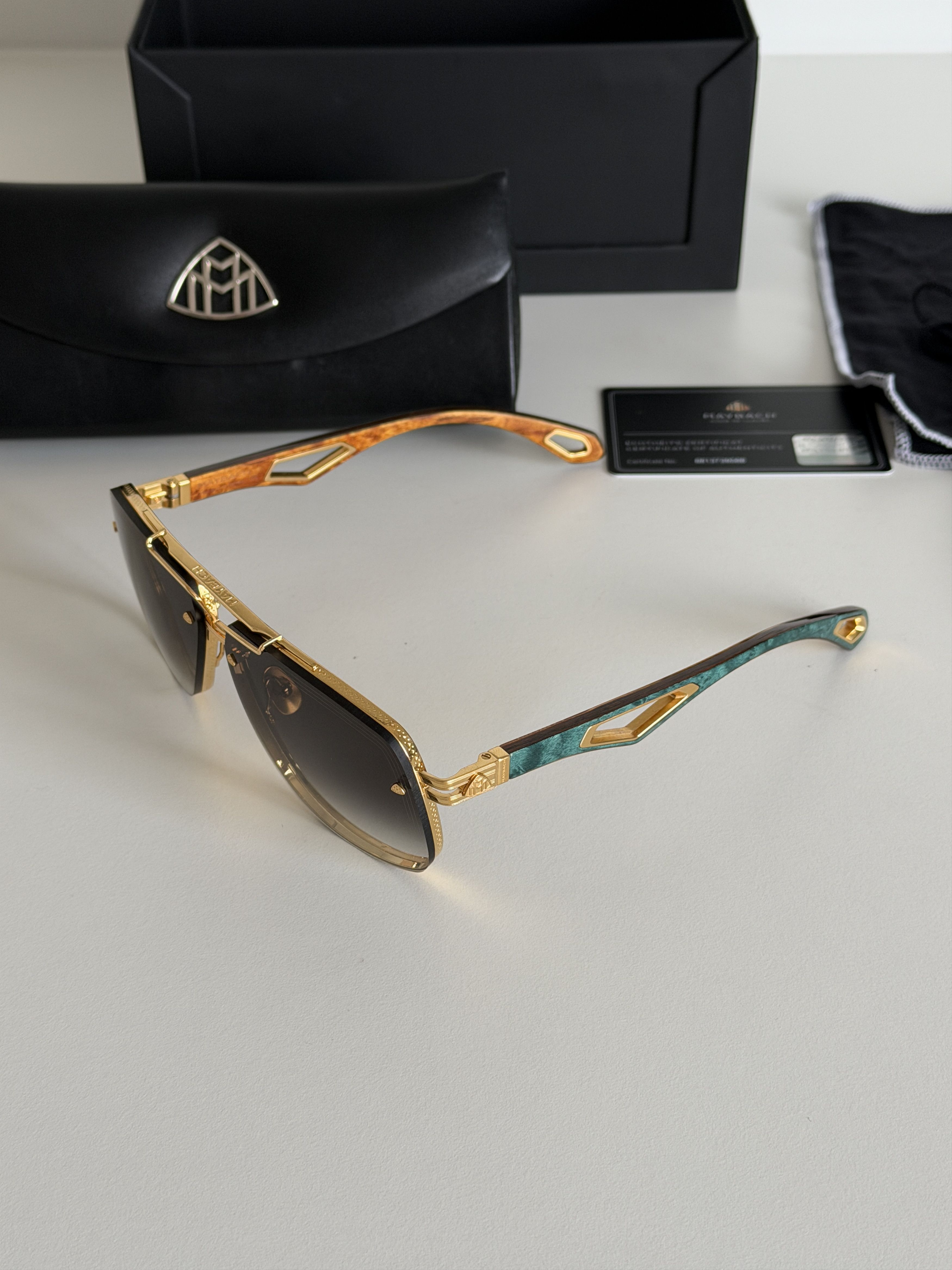 MAYBACH Eyewear Maybach President Sunglasses Size ONE SIZE - 9 Thumbnail