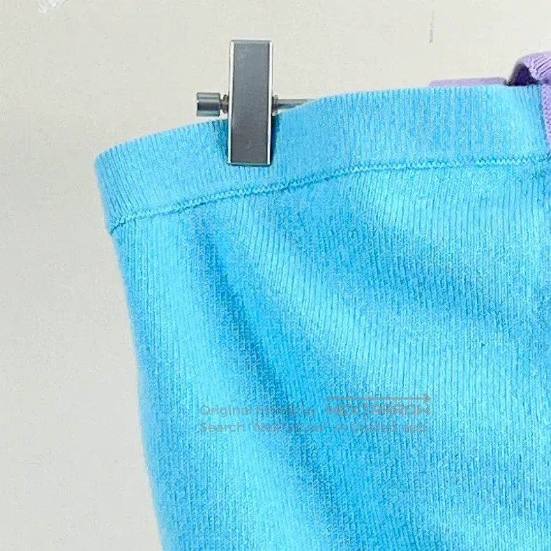 Chanel Chanel 24C blue and pink colour-matched knitted neck penda Size XS / US 0-2 / IT 36-38 - 4 Thumbnail