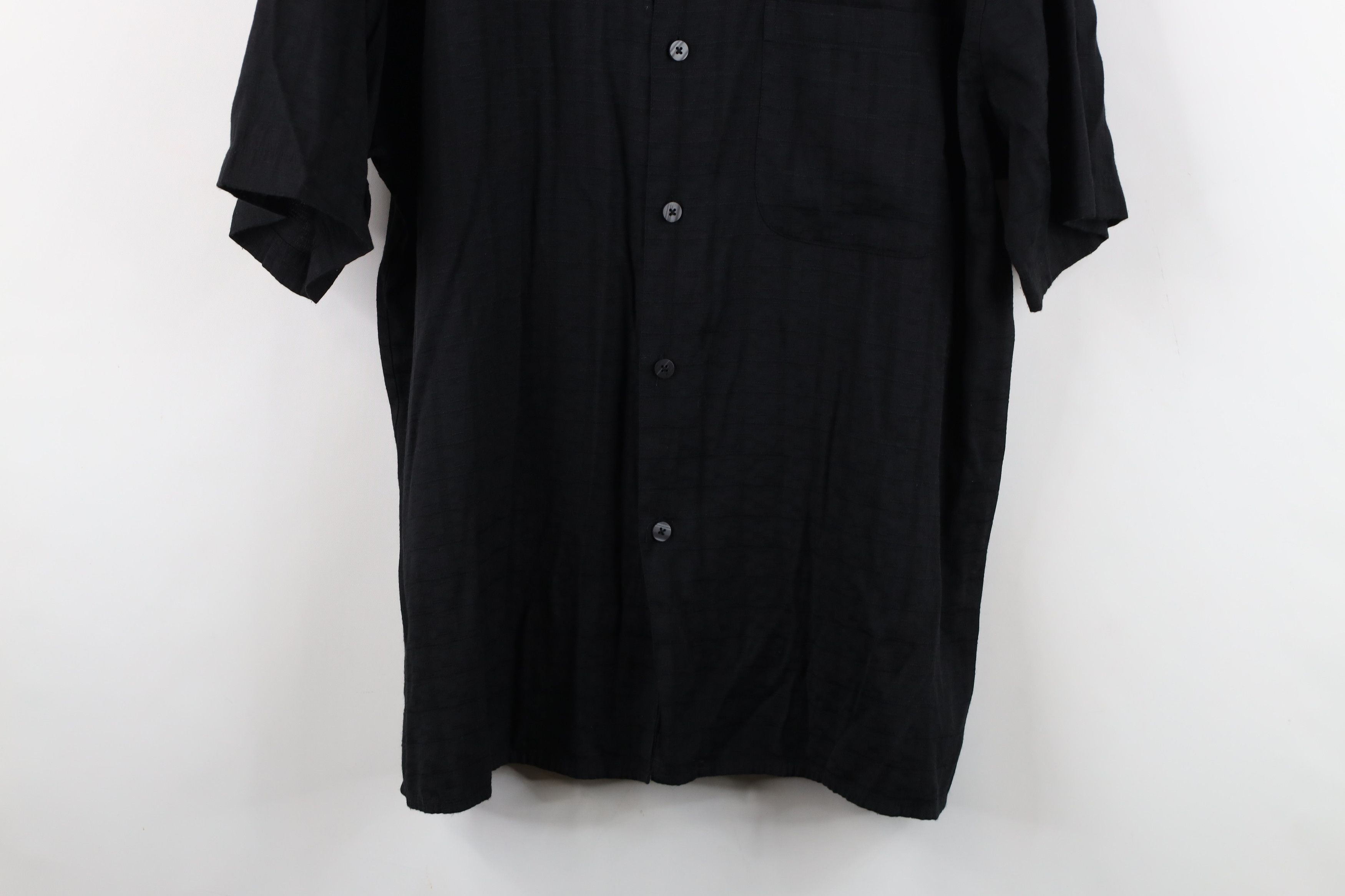 Vintage Vintage 90s Y2K Streetwear Knit Camp Collar Button Shirt Size US L / EU 52-54 / 3 - 3 Thumbnail