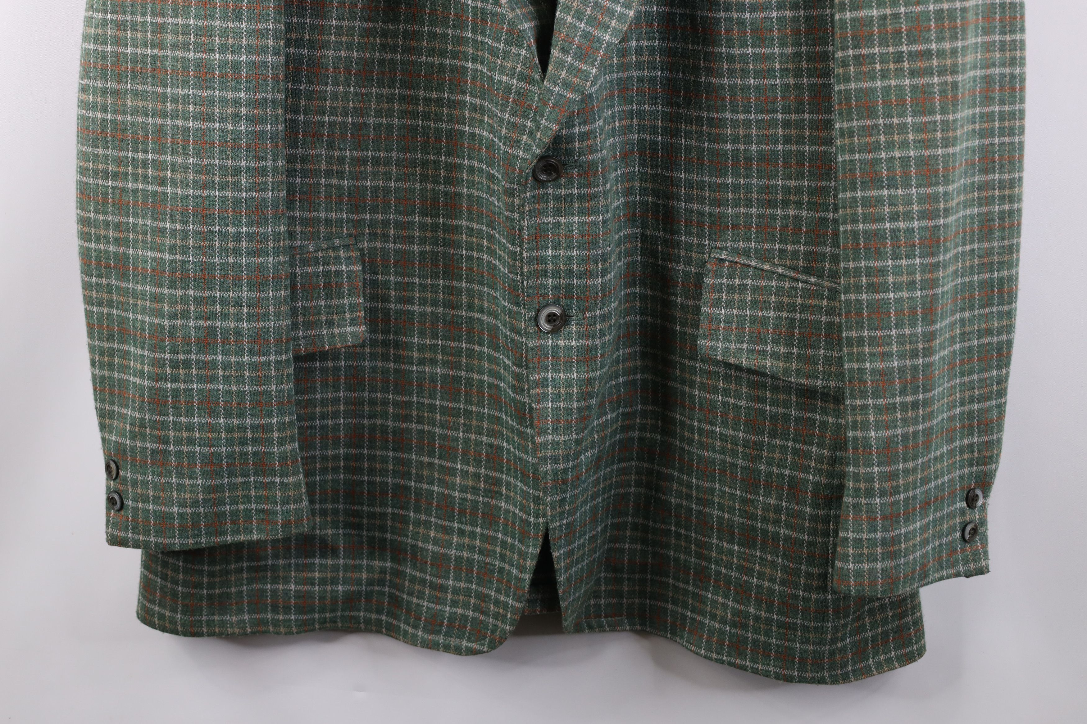 Vintage Vintage 70s Streetwear 2 Button Suit Coat Blazer Jacket USA Size US XXL / EU 58 / 5 - 3 Thumbnail