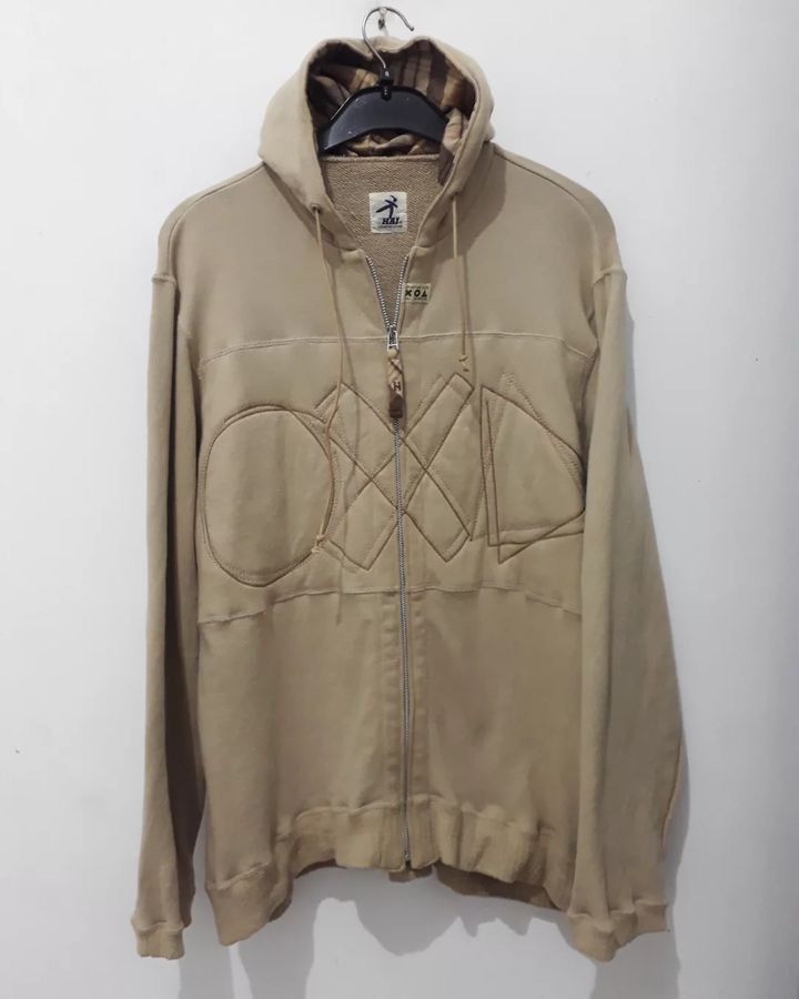 Hai Sporting Gear × Issey Miyake Hai sporting gear by Issey Miyake hoodie Cream khakis jacket Size US M / EU 48-50 / 2 - 3 Thumbnail