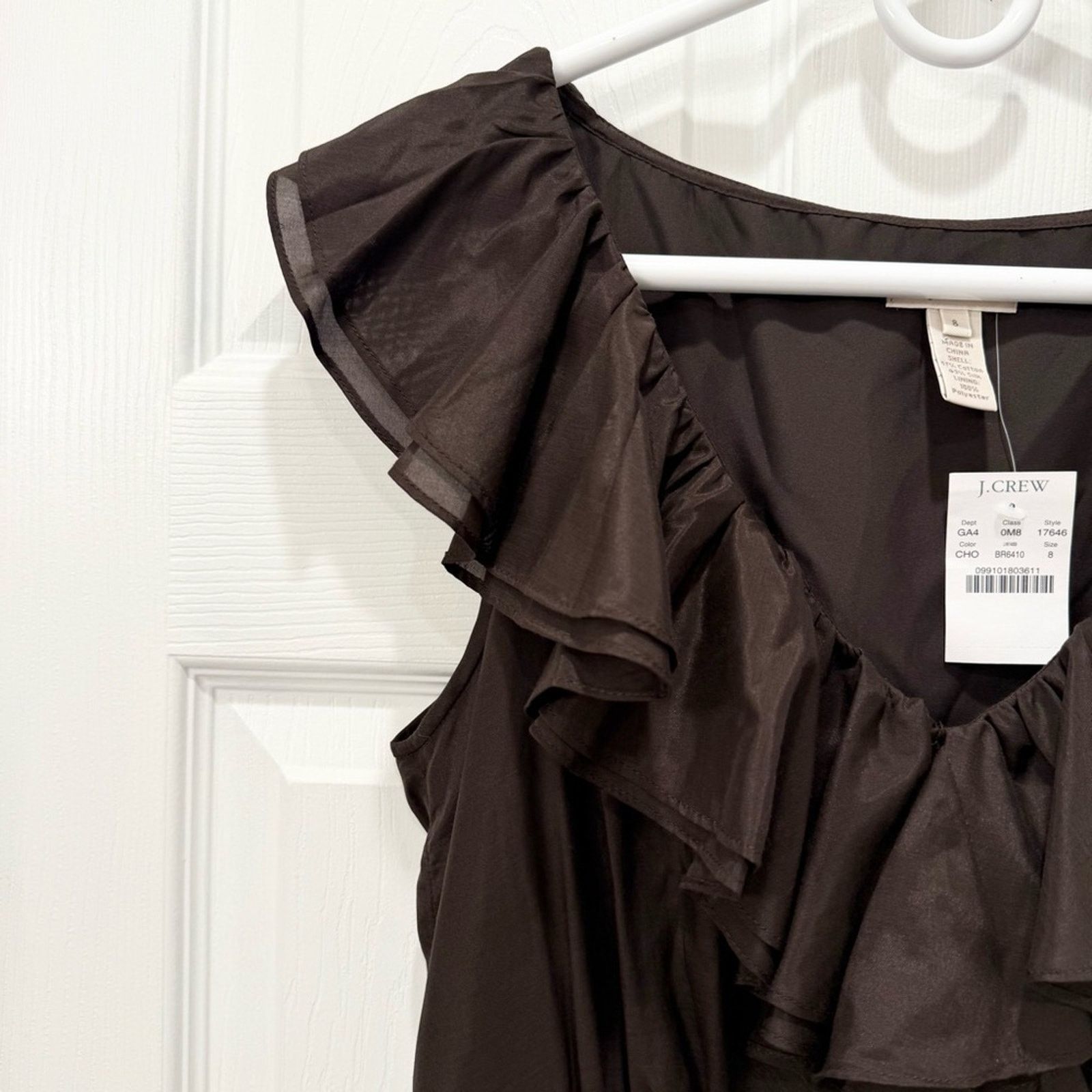 J.Crew J.Crew Ruffled Edelyn Dress 8 Size M / US 6-8 / IT 42-44 - 4 Thumbnail