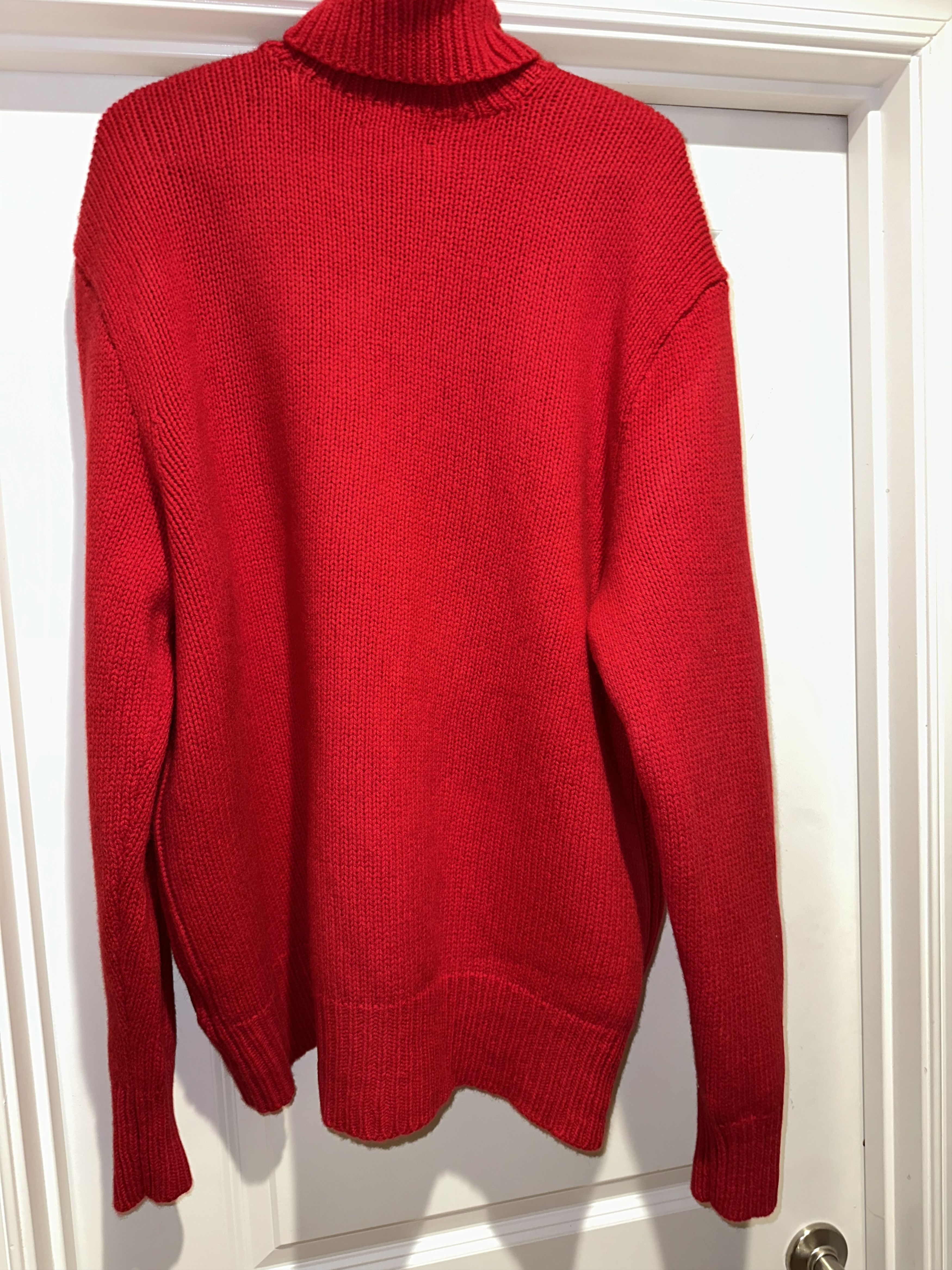 Polo Ralph Lauren Ralph Lauren Red Wool/Cashmere Turtle Neck Sweater sz 2XL Size US XXL / EU 58 / 5 - 5 Thumbnail