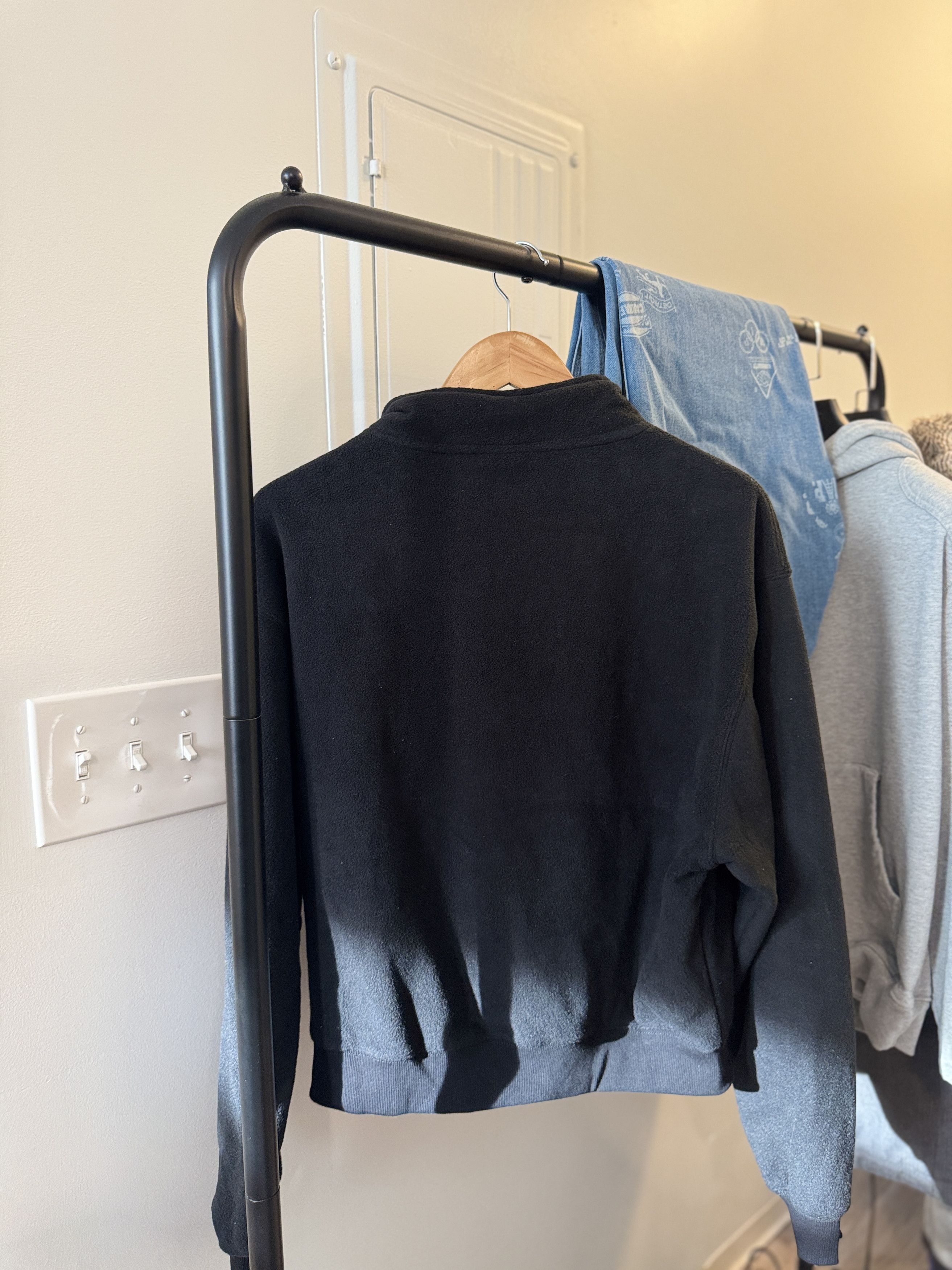 Vintage (S) "BAD" Quarter-zip Sweatshirt Size S / US 4 / IT 40 - 3 Thumbnail