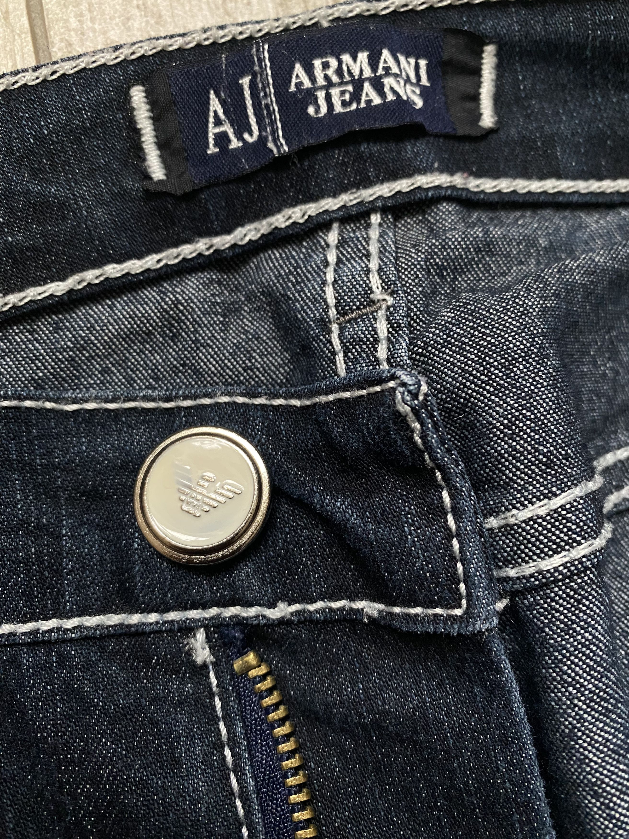 Armani × Emporio Armani × Giorgio Armani Armani Jeans Dark Vintage Denim – Size 31 👖✨ Size 31" - 2 Thumbnail