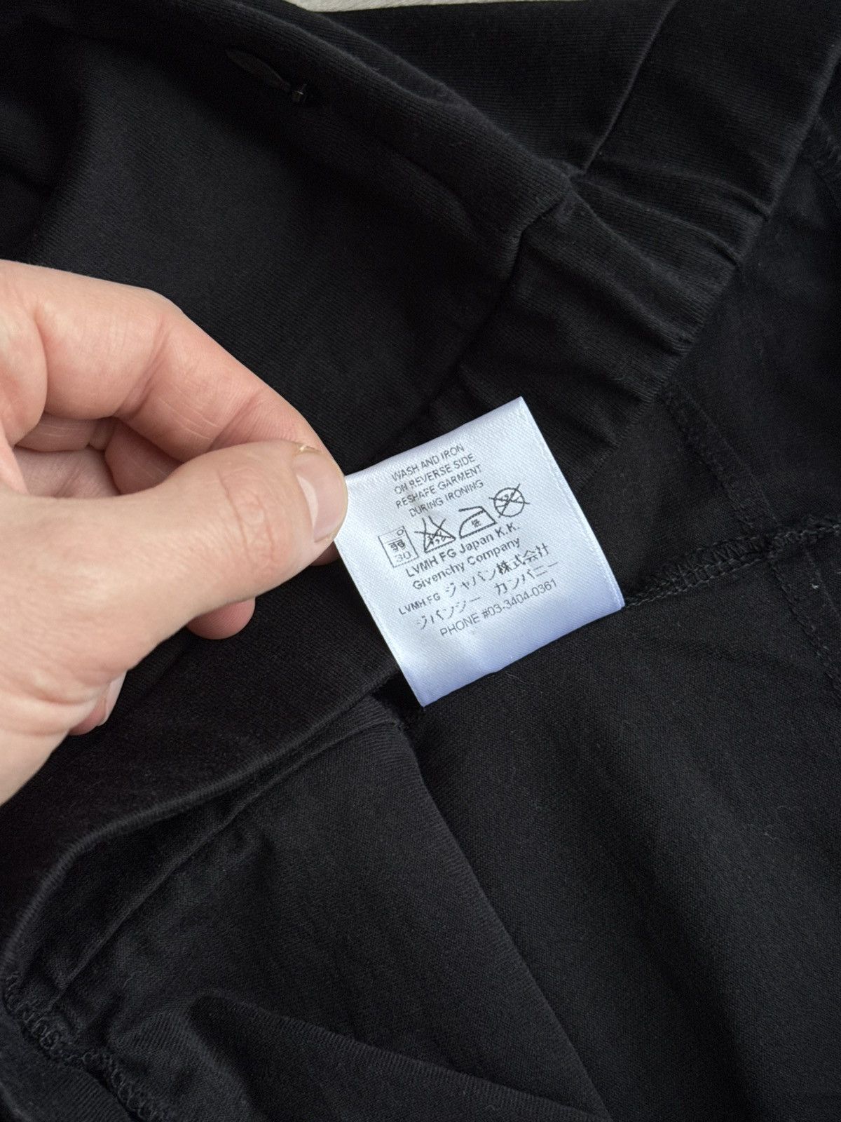 Givenchy Givenchy Black Cotton Jersey RIRI Zip Detail Leggings Size 32" / US 10 / IT 46 - 9 Thumbnail