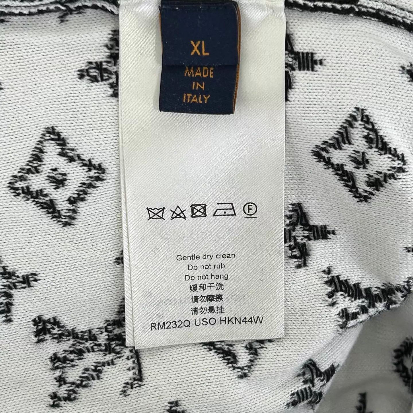 Louis Vuitton LV gradient all over logo knit sweater black XL Size US XL / EU 56 / 4 - 4 Thumbnail