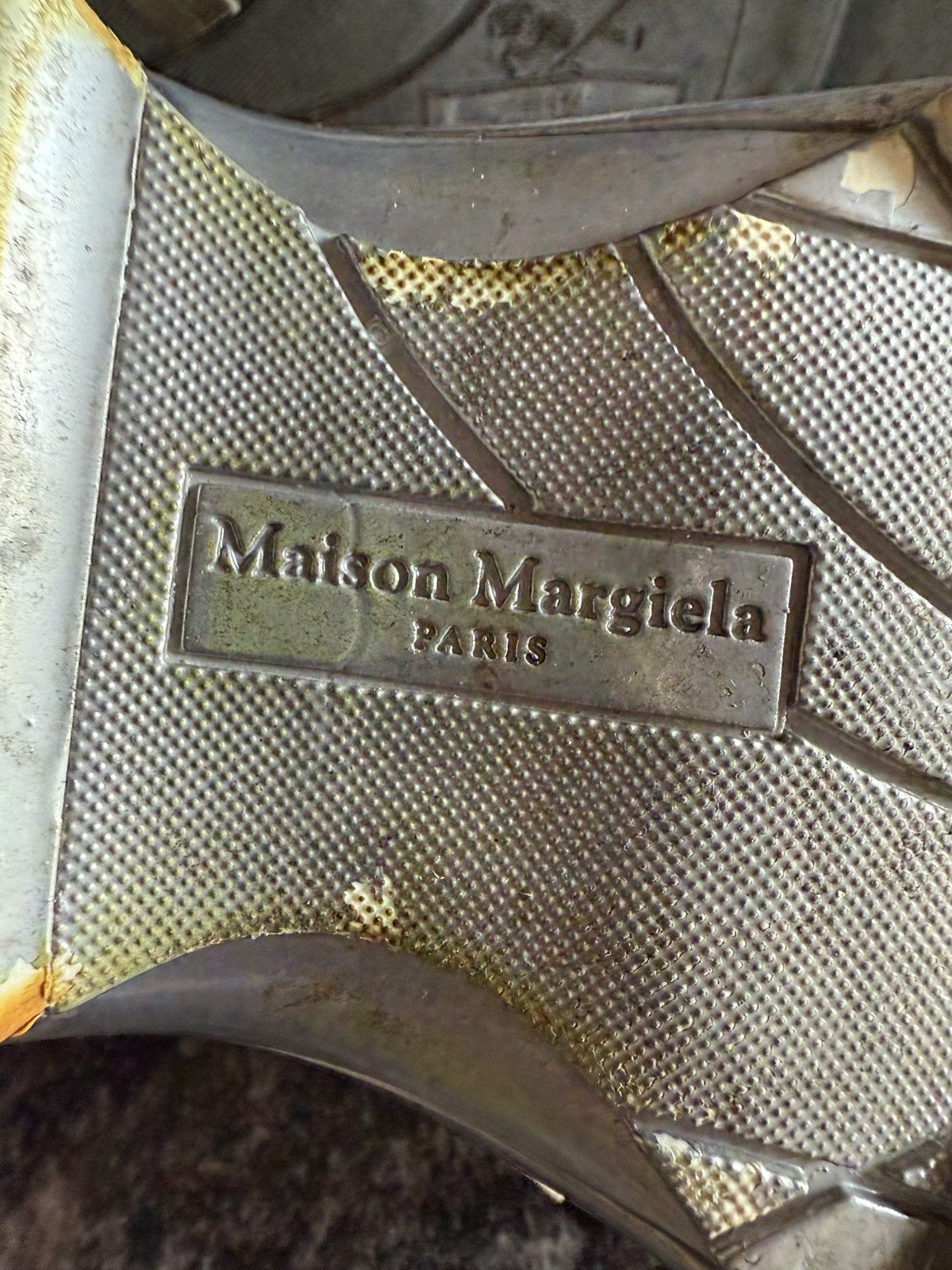 Maison Margiela Maison Margiela Runway Silver Chunky Sneaker Size 43 (US 10) Size US 10 / EU 43 - 9 Thumbnail
