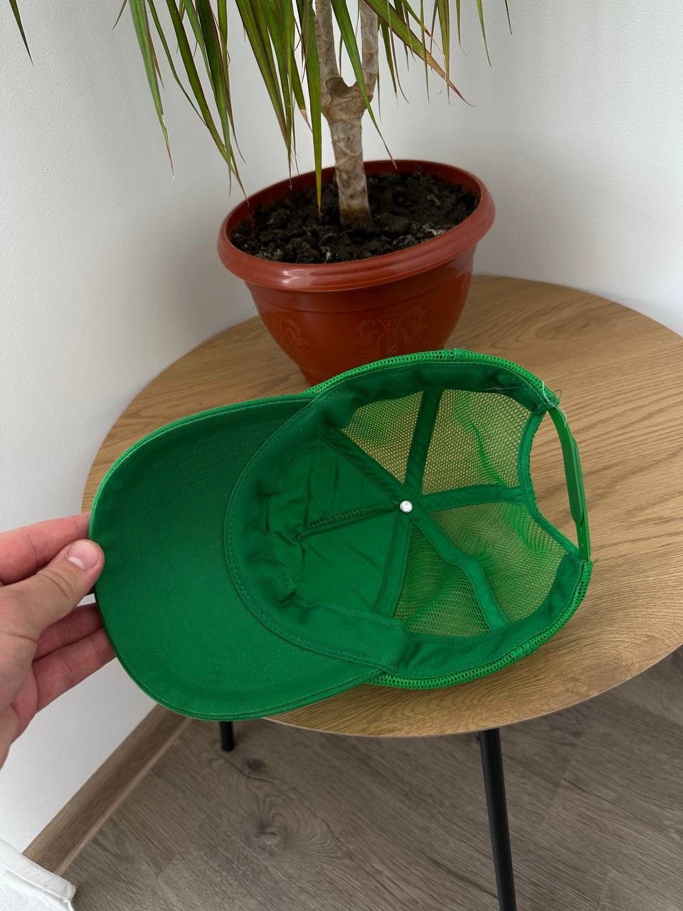 Carhartt × Carhartt Wip × Vintage Vintage Carhartt Green Center Logo Hat Size ONE SIZE - 7 Thumbnail