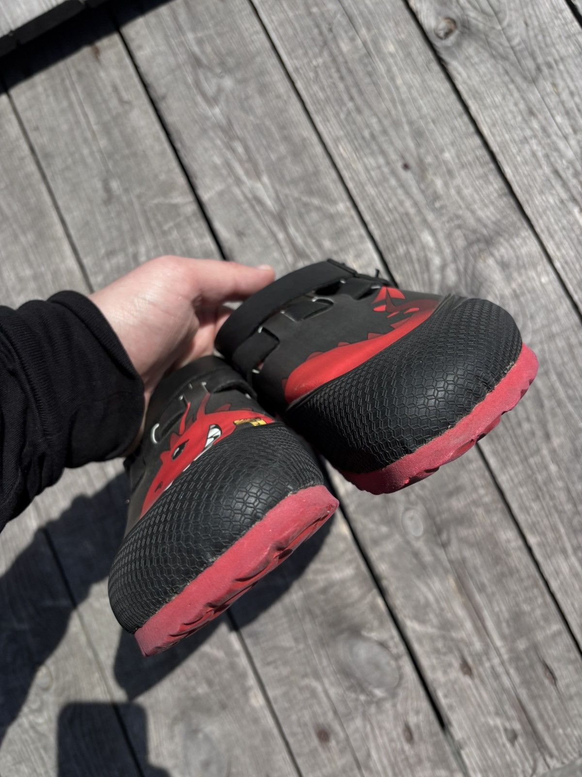 Birkenstock Birkenstock Kay Clogs "Big Dino" Graphic - Black/Red Size US 7 / EU 40 - 5 Thumbnail