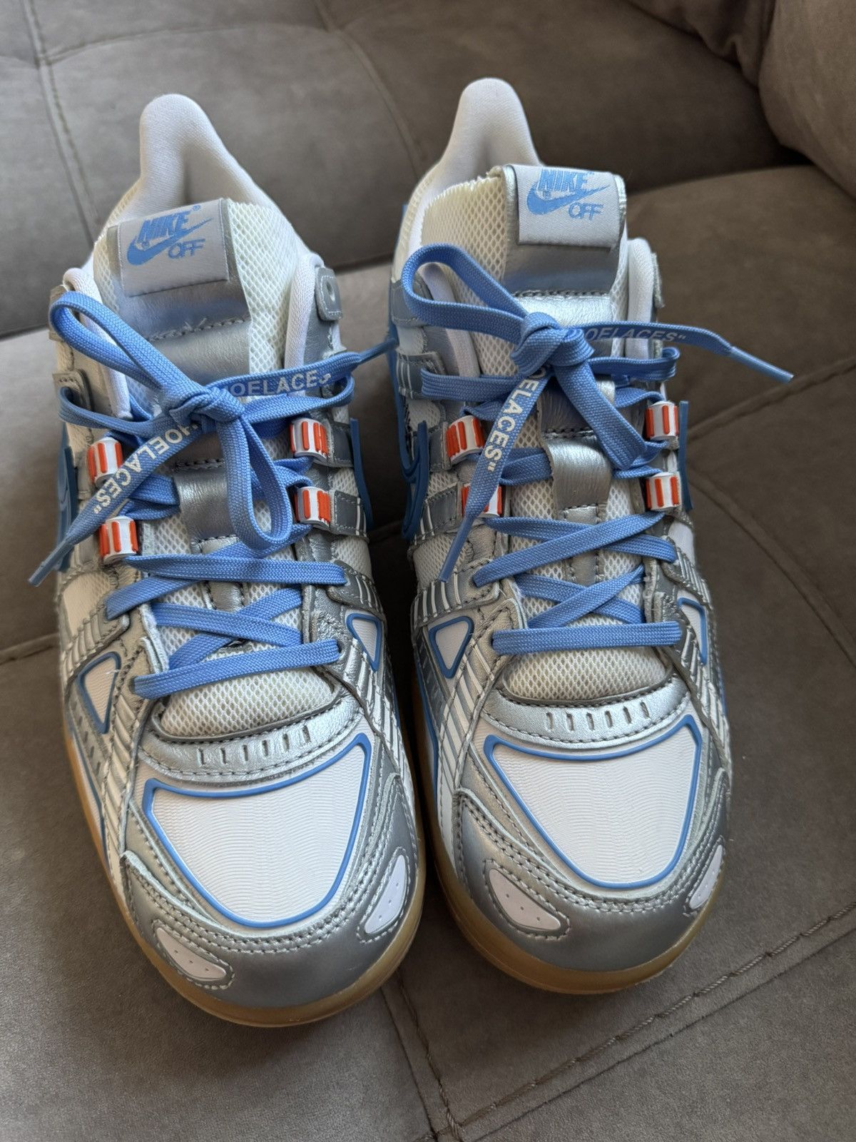 Off-White NIKE X OFF-WHITE DUNK UNC sz US9 UK8 only tried on see phot Size US 9 / EU 42 - 3 Thumbnail