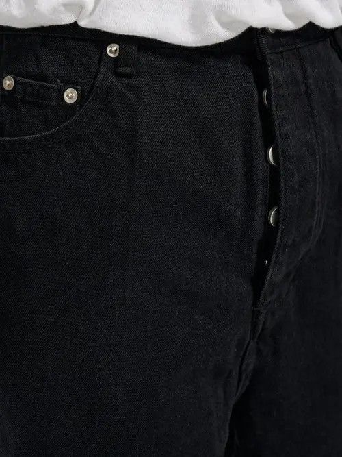 VIBE Chunky Black Stacked Denim Jeans Size US 32 / EU 48 - 5 Thumbnail