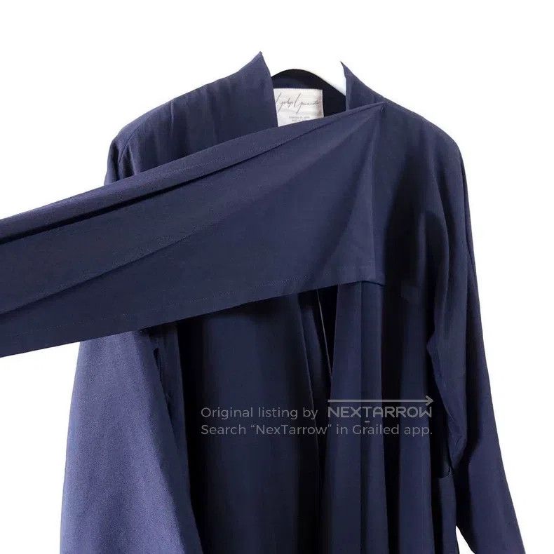 Yohji Yamamoto Yohji Yamamoto 1980s wool scarf collar coat Size US M / EU 48-50 / 2 - 4 Thumbnail