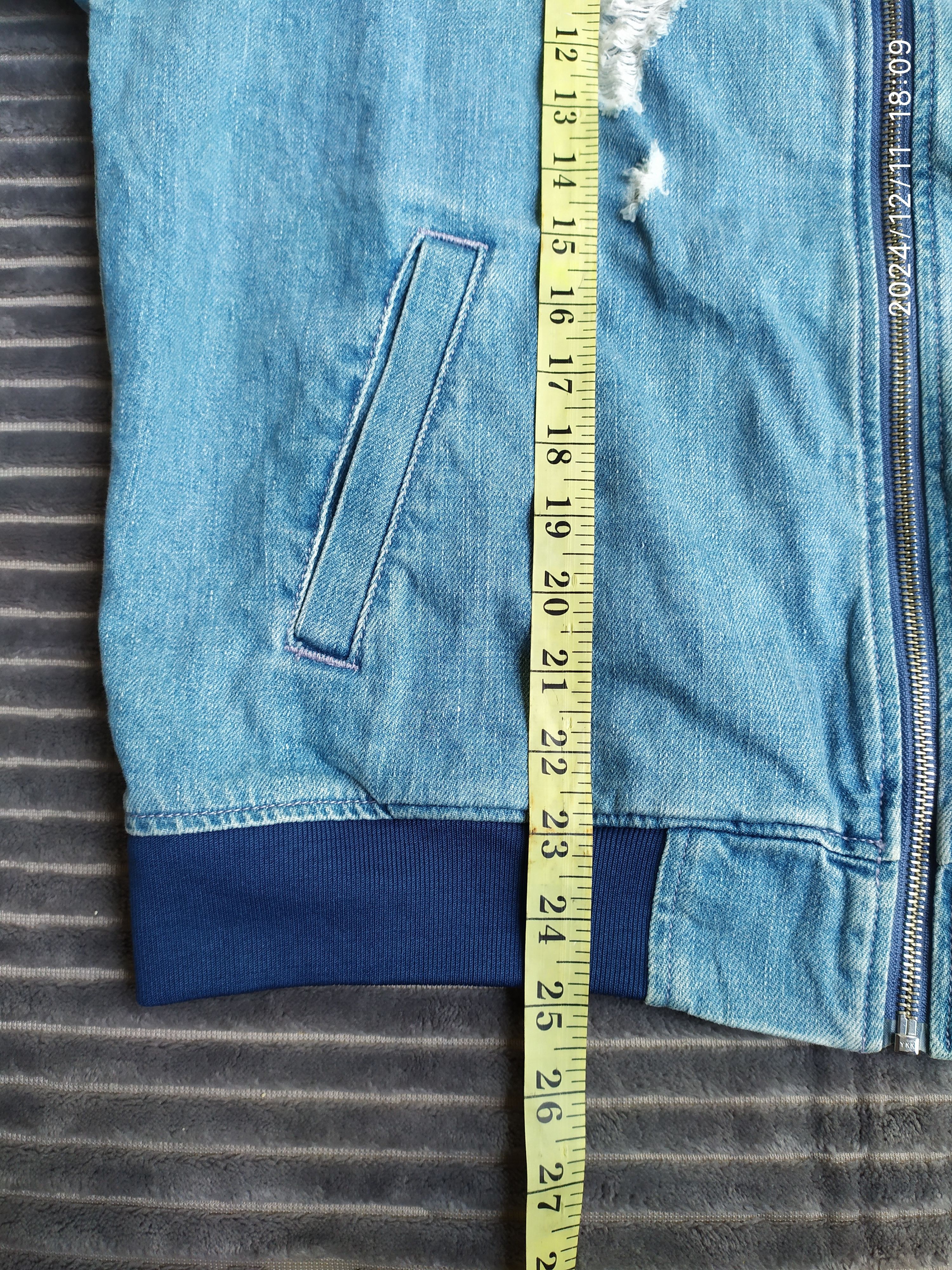 If Six Was Nine × Japanese Brand Vtg Peace By E Hyphen Distressed Denime jacket Size US M / EU 48-50 / 2 - 3 Thumbnail