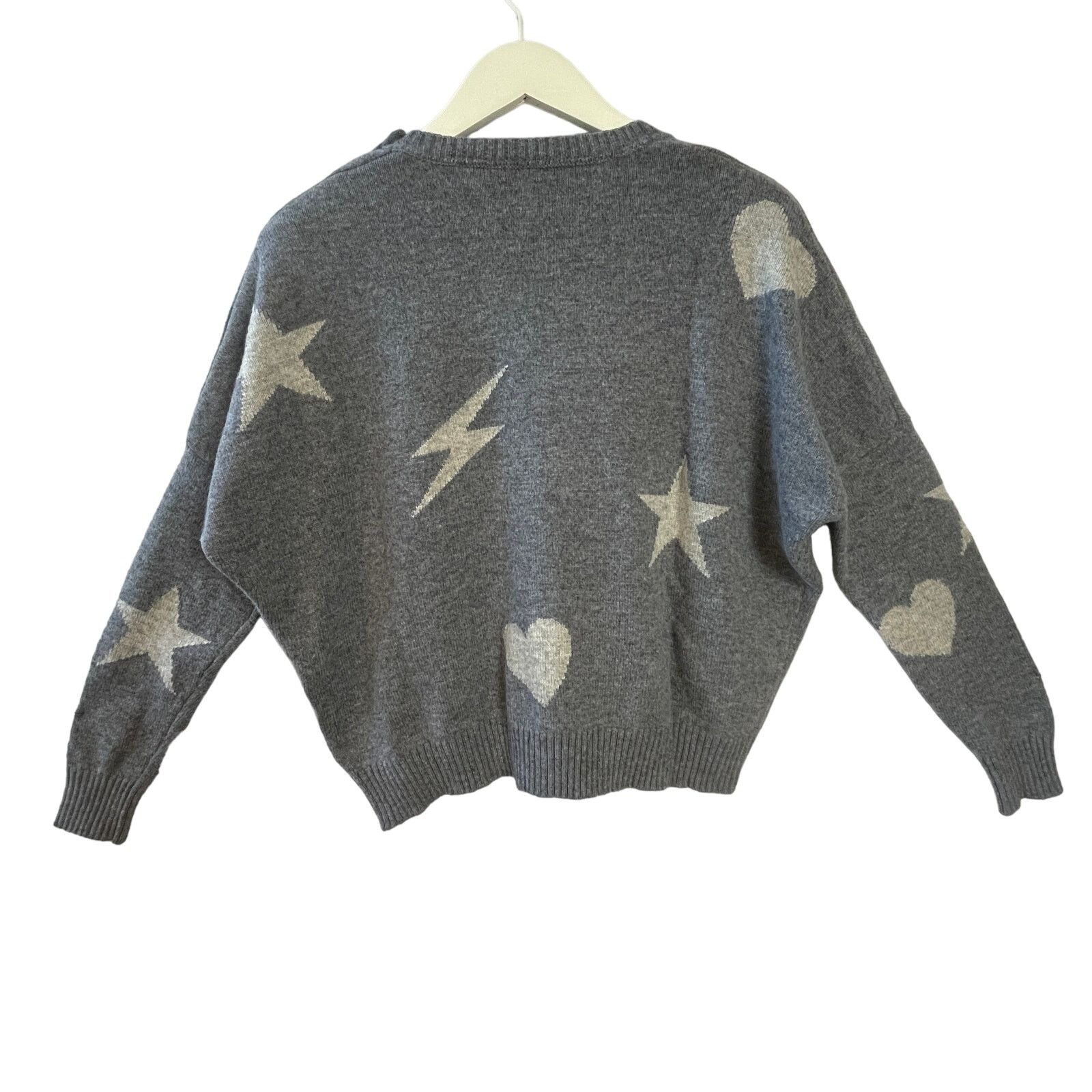Sundry Sundry Stars Hearts Lightning Cashmere Blend Sweater Size XS Size XS / US 0-2 / IT 36-38 - 3 Thumbnail