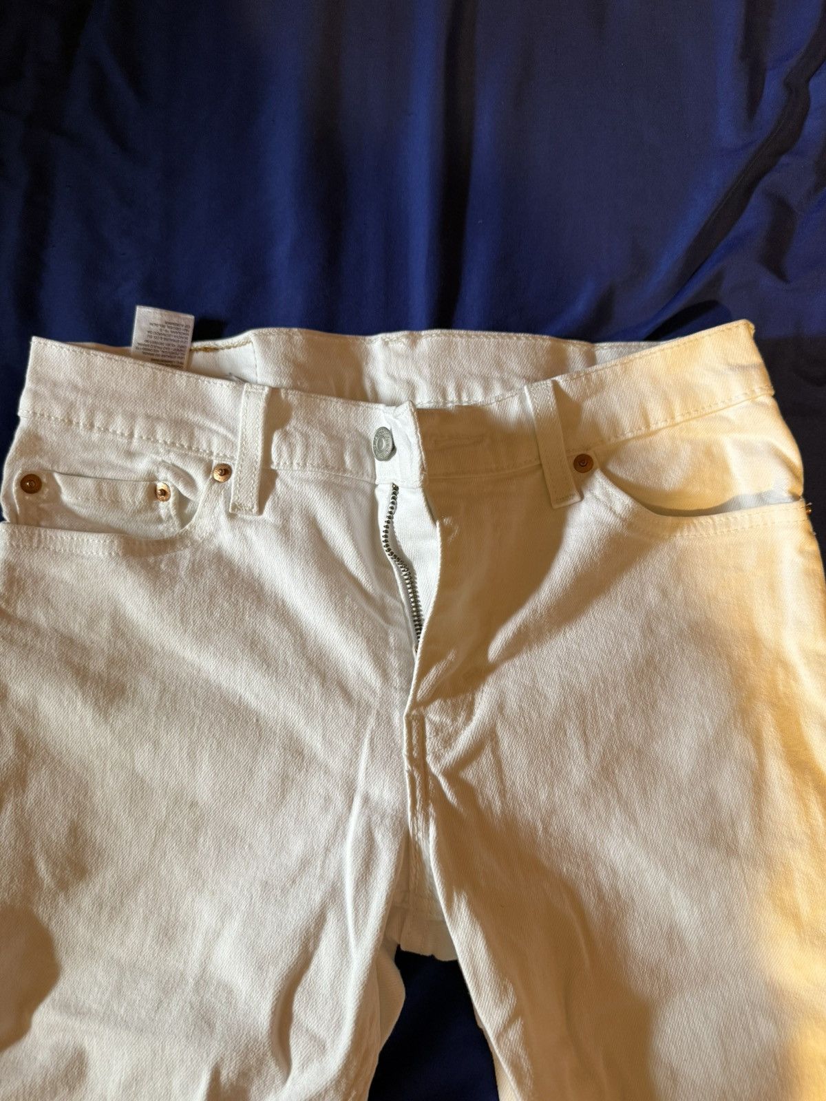 Levi's Vintage Clothing White Levi’s jeans Size US 30 / EU 46 - 2 Thumbnail