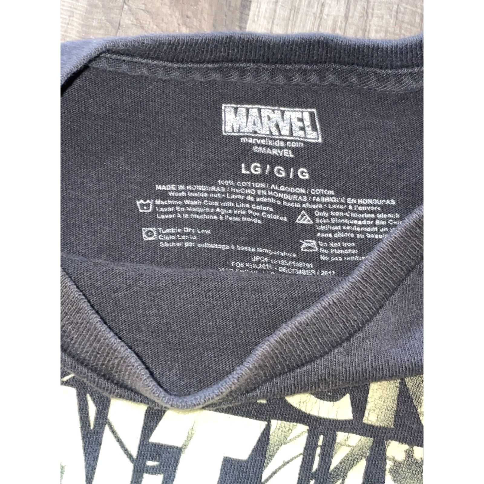 Vintage Disney Marvel Black Panther T-Shirt Large L Mens Black 10/12 Comics Nerd Shirt Size US L / EU 52-54 / 3 - 3 Thumbnail