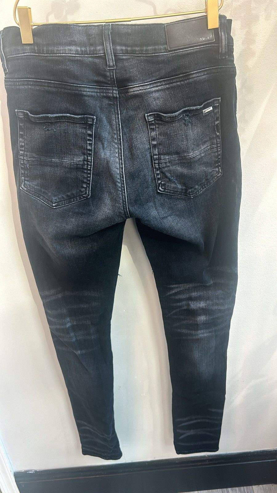Amiri Amiri mx1 black bandana jeans Size US 32 / EU 48 - 2 Thumbnail