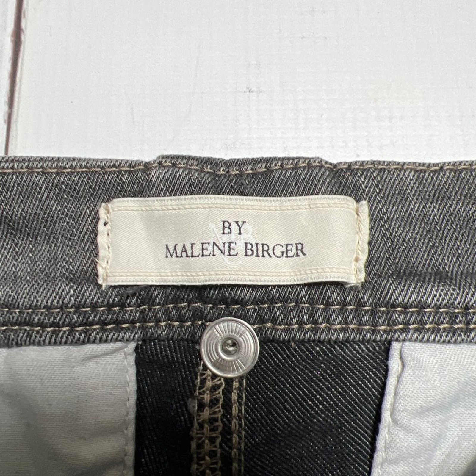 By Malene Birger By Malene Birger Lucette Wide Leg Jeans Gray Size 28 Size 26" / US 2 / IT 38 - 3 Thumbnail