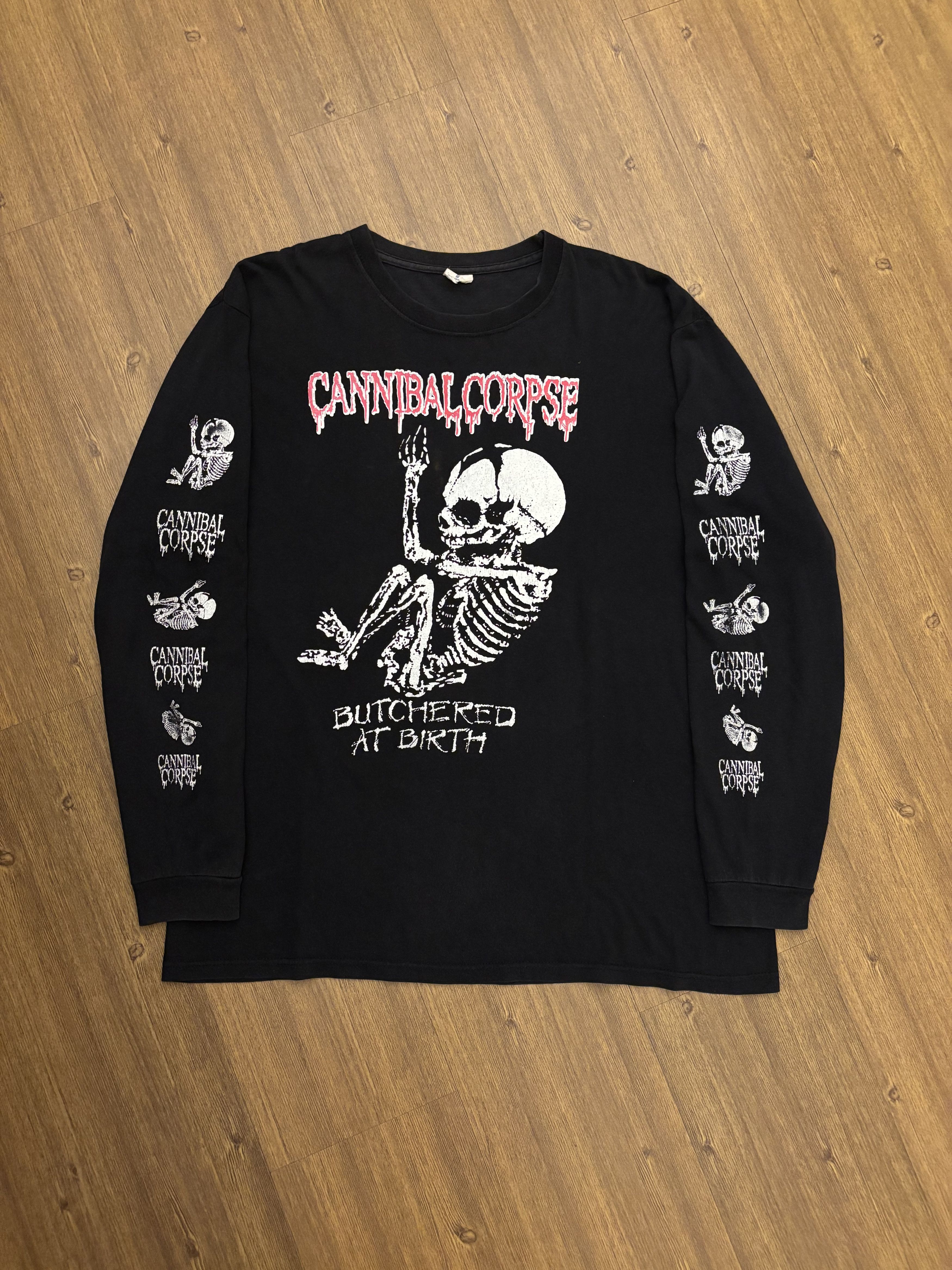 Black Long Sleeve Tee Cannibal Corpse 
