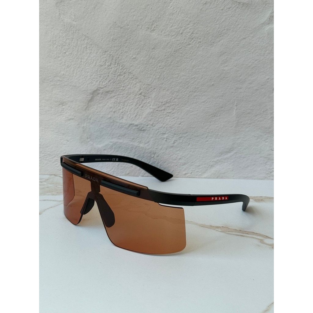 Prada NEW Prada Sport PS B06S Mirrored Sunglasses in Orange $548 Size ONE SIZE - 3 Thumbnail