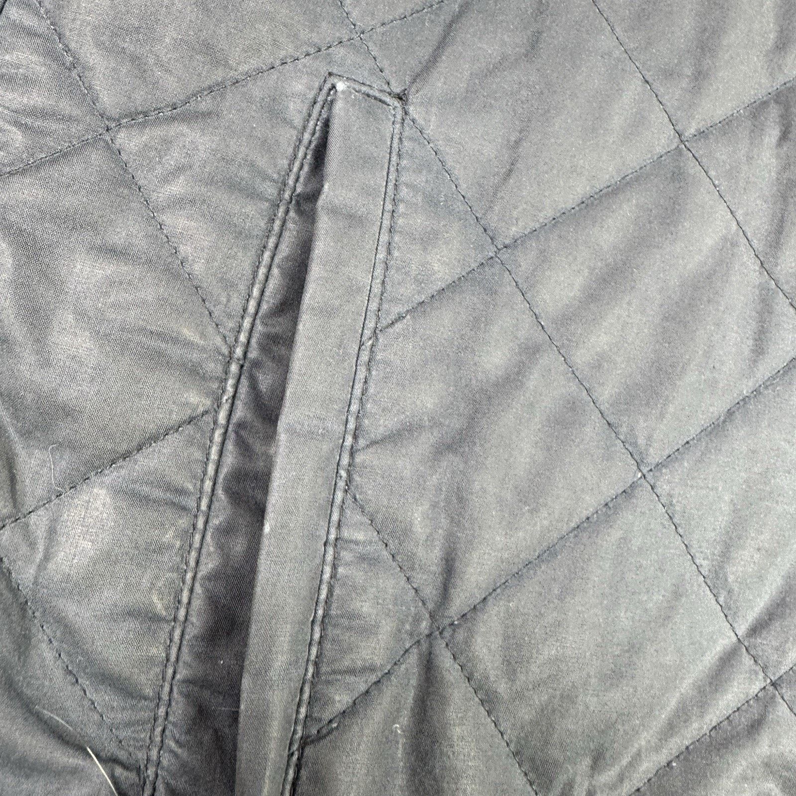 Allsaints Allsaints Spitalfields Waxed Quilted Jacket Blue Size M Size US M / EU 48-50 / 2 - 11 Thumbnail
