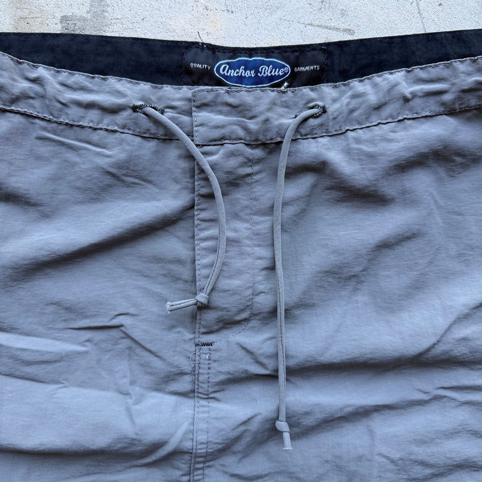Anchor Blue Vintage 90s Anchor Blue Gray Cargo Utility Mini Skirt 13 Size 34" / US 12 / IT 48 - 3 Thumbnail