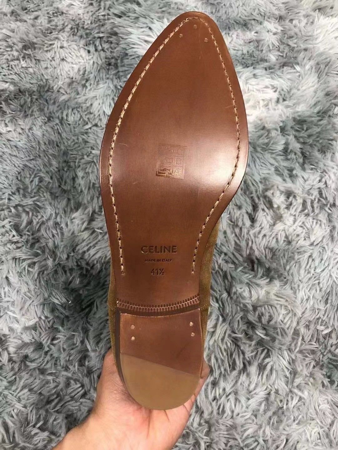 Celine × Hedi Slimane FW20 Camargue Western Chelsea Boots sz40/41.5 Size US 8.5 / EU 41-42 - 5 Thumbnail