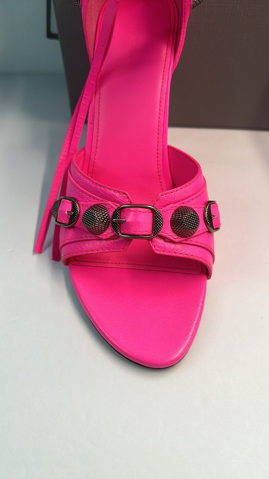 Balenciaga Balenciaga Cagole 110mm stiletto sandals Size US 9.5 / IT 39.5 - 7 Thumbnail