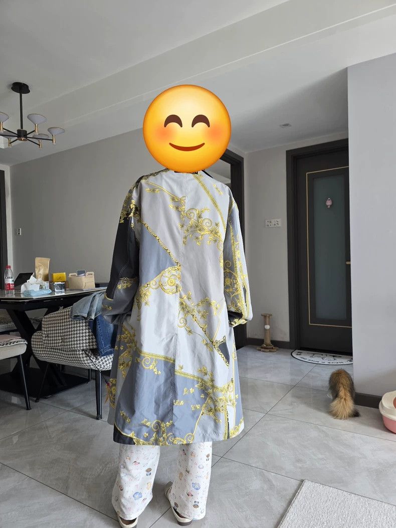 Versace Versace Long trench coat Size XXL / US 16-18 / IT 52-54 - 5 Thumbnail