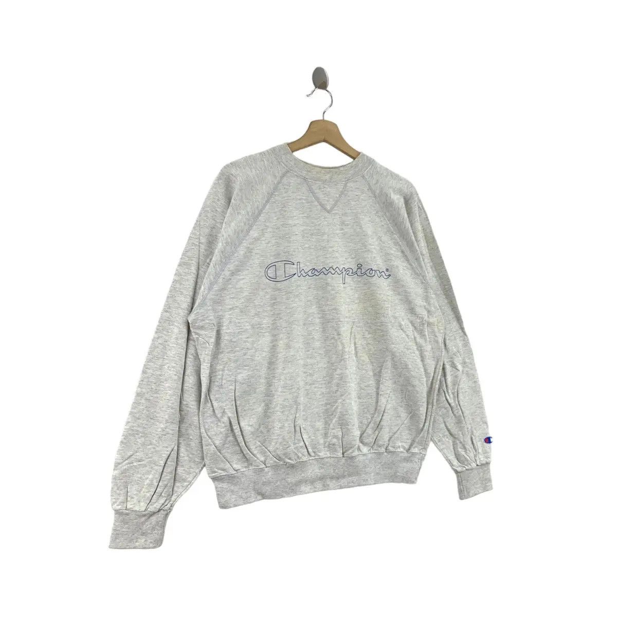 Champion Vintage 90’ CHAMPION USA Center Logo Reverse Weave Size L / US 10 / IT 46 - 2 Thumbnail