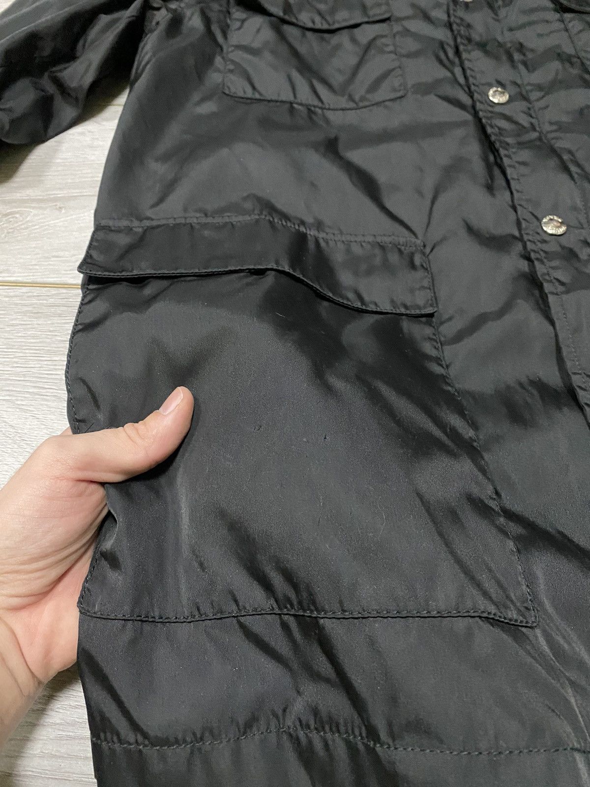 Prada Prada vintage nylon leather jacket hooded Size US L / EU 52-54 / 3 - 18 Thumbnail