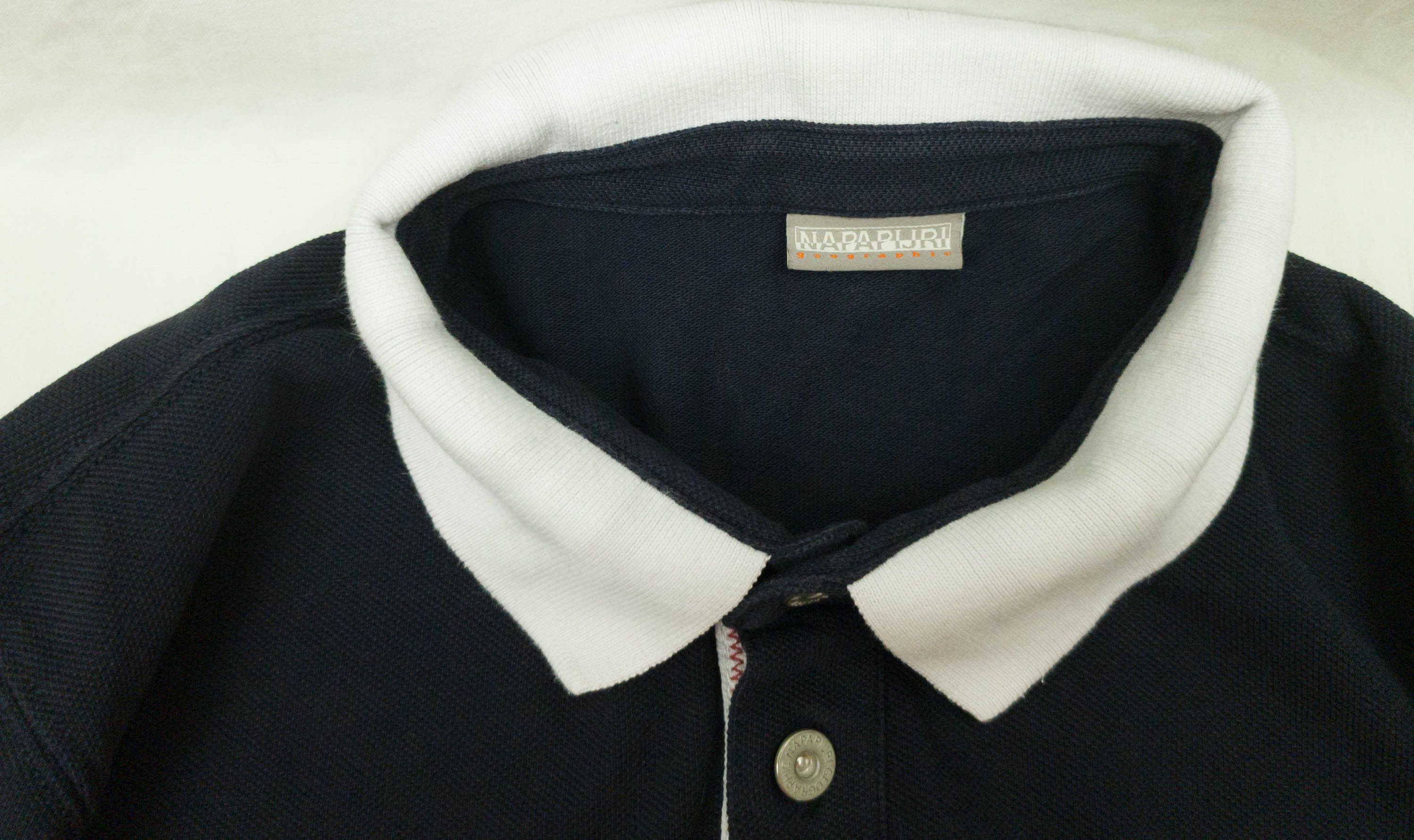 Napapijri Napapijri mens top polo cotton size M-L ( LABEL L) Size US L / EU 52-54 / 3 - 5 Thumbnail