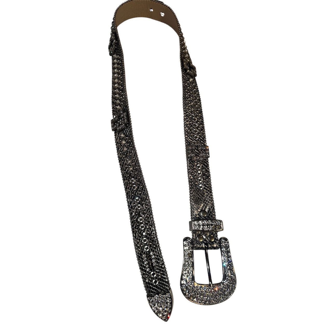 B.B. Simon bb simon cross snake skin belt Size 36 - 5 Thumbnail