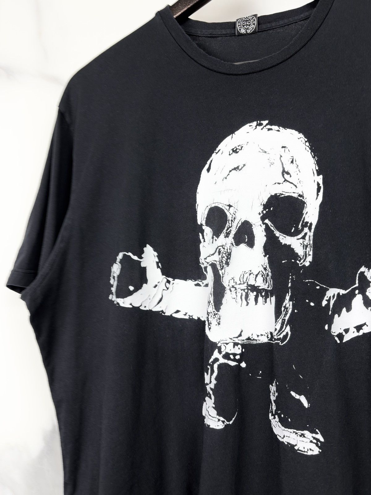 Chrome Hearts Chrome Hearts Vintage Foti Skeleton Big Print Tshirt Black Size US L / EU 52-54 / 3 - 3 Thumbnail