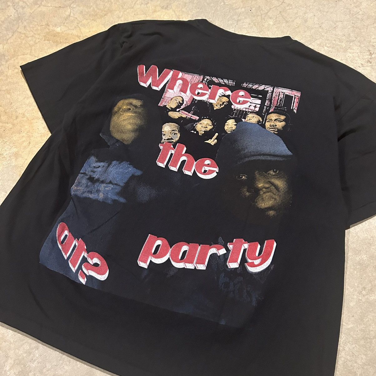 Rap Tees × Vintage Crazy Vintage 90s Biggie Smalls Party and Bullshit Rap Tee Size US XL / EU 56 / 4 - 6 Thumbnail