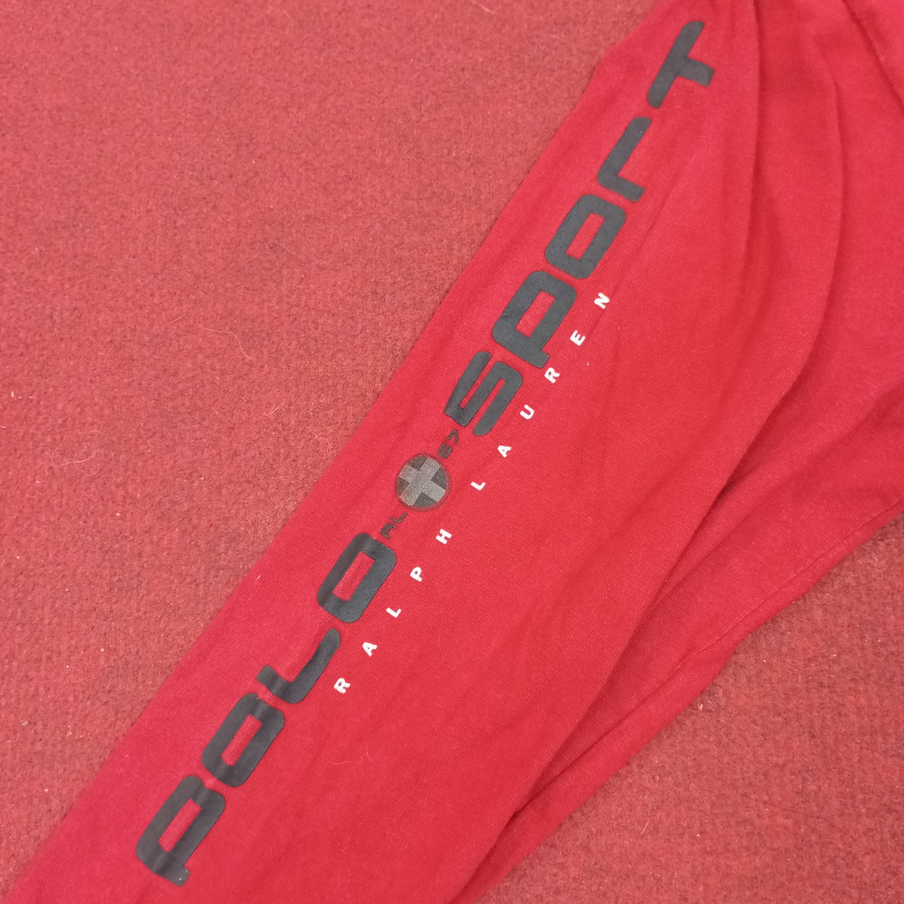 Polo Ralph Lauren × Vintage Polo Sport Ralph Lauren Long Sleeve Tshirt Size US L / EU 52-54 / 3 - 8 Thumbnail