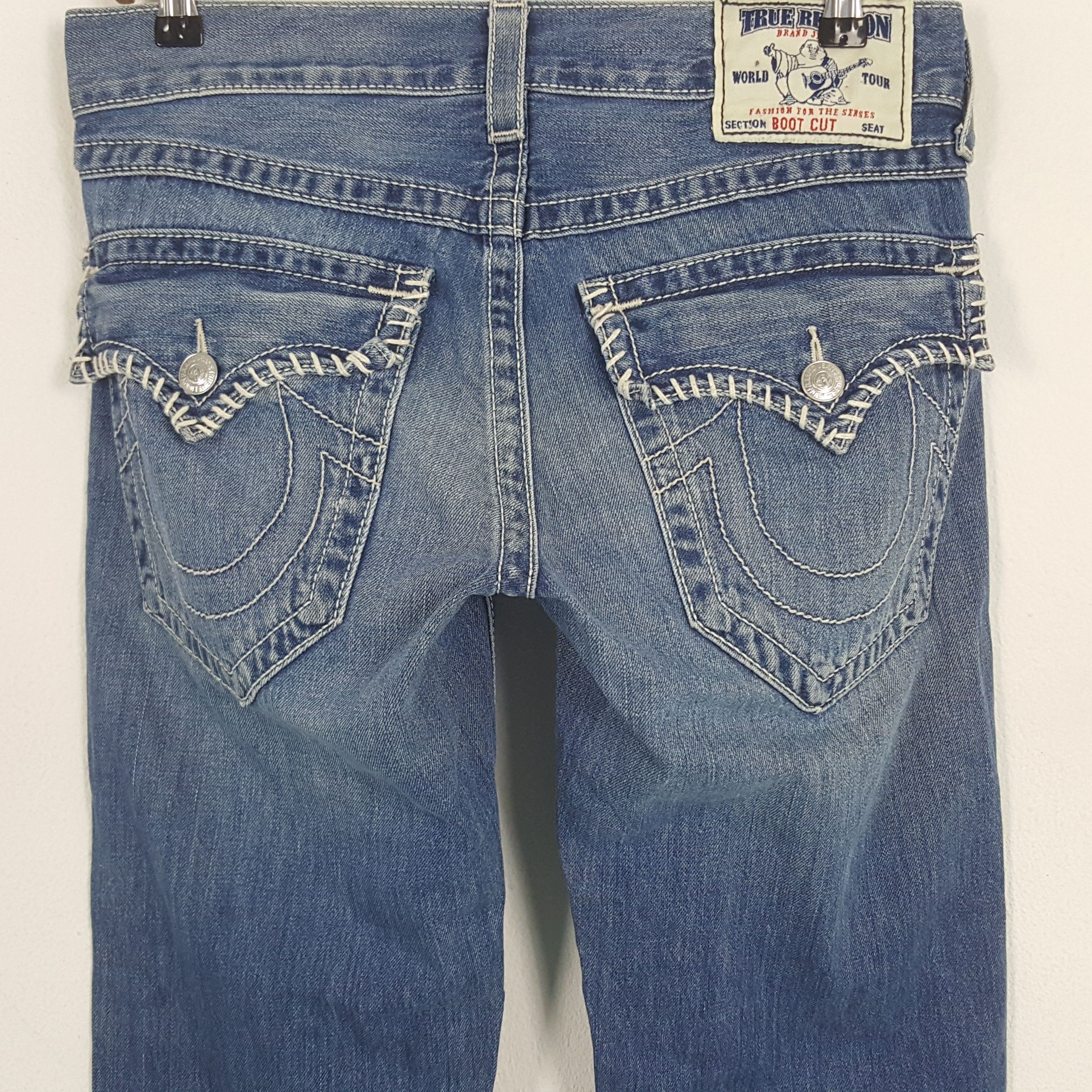 True Religion × Vintage Vintage True Religion American Brand Bootcut Denim Jeans Size 32" / US 10 / IT 46 - 5 Thumbnail