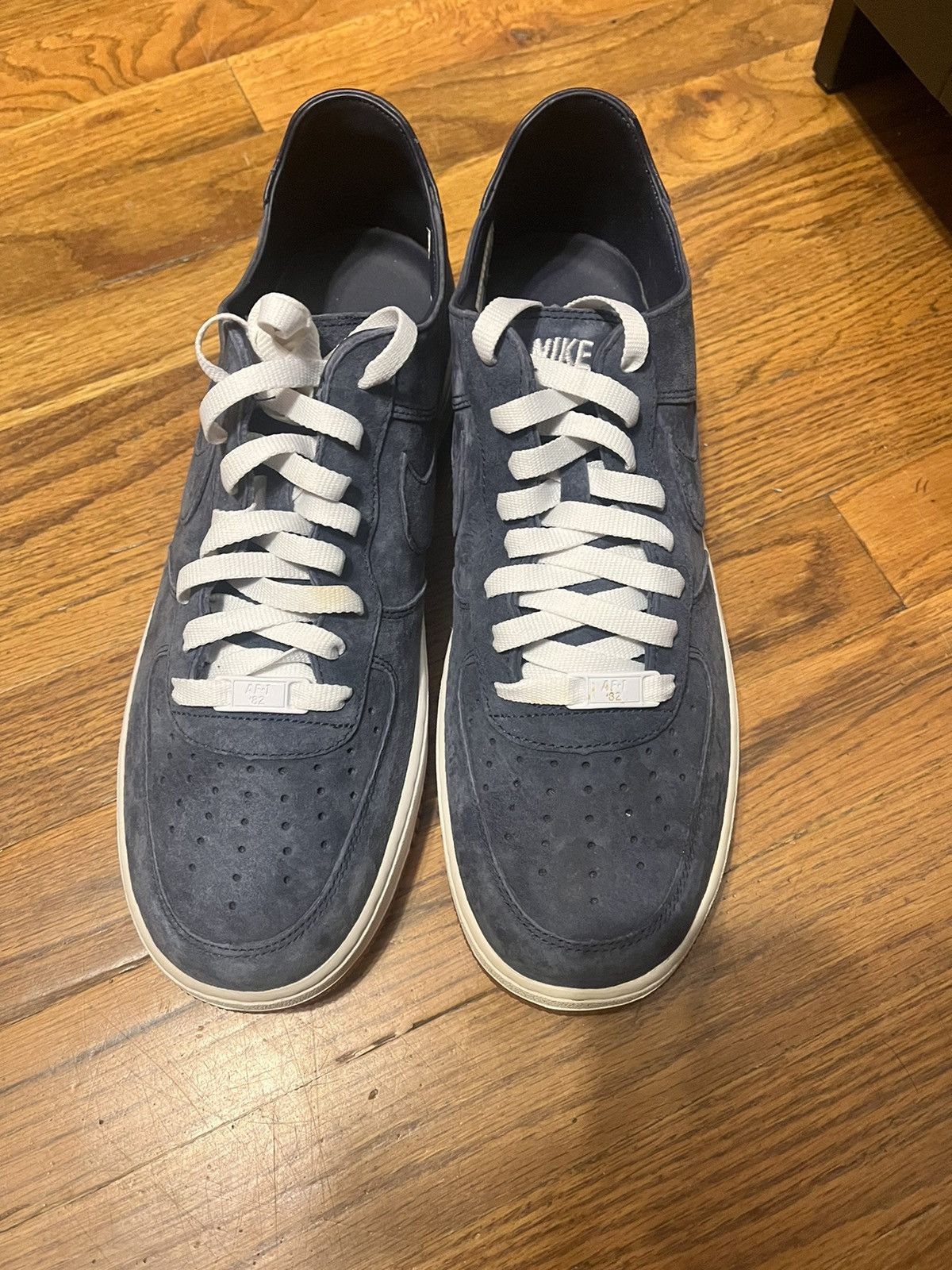 image of Nike Air Force 1 Deconstruct Prm Shoes in Navy, Men's (Size 11)