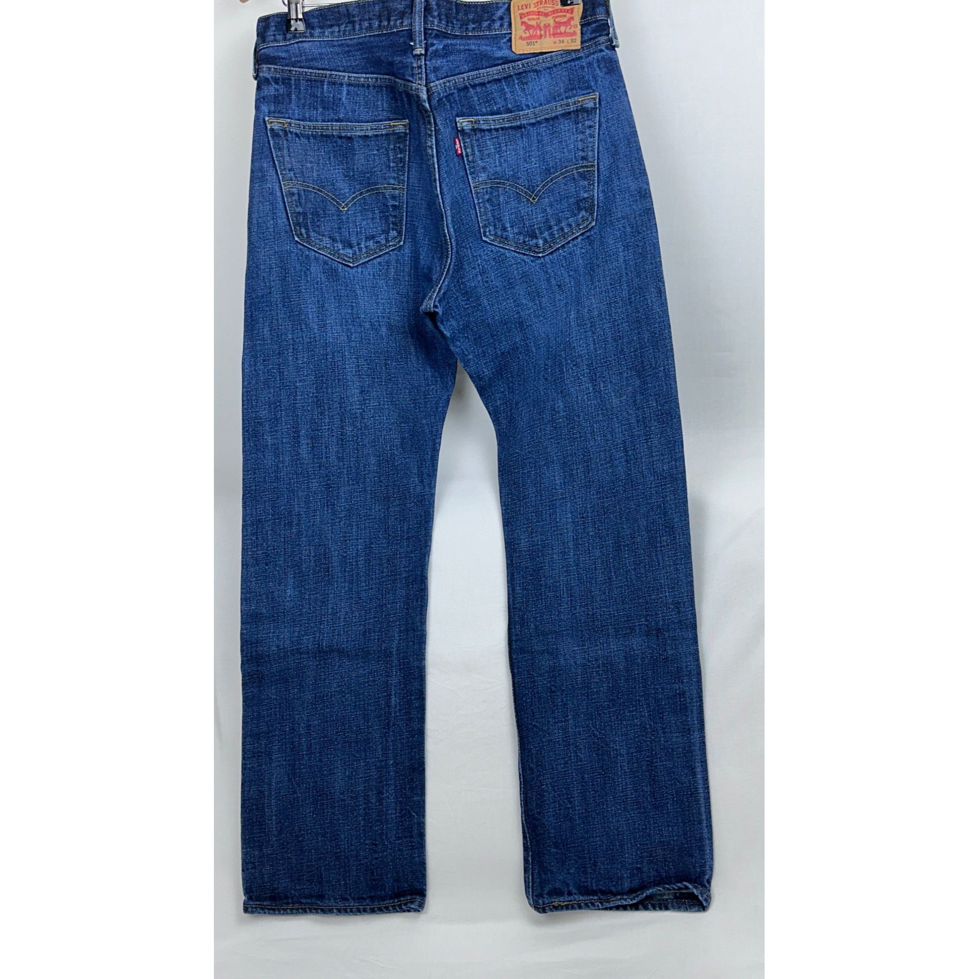 LEVI'S 501（W34 L32） Levi's 501 Original size W34 L32 Men's Blue Straight Leg