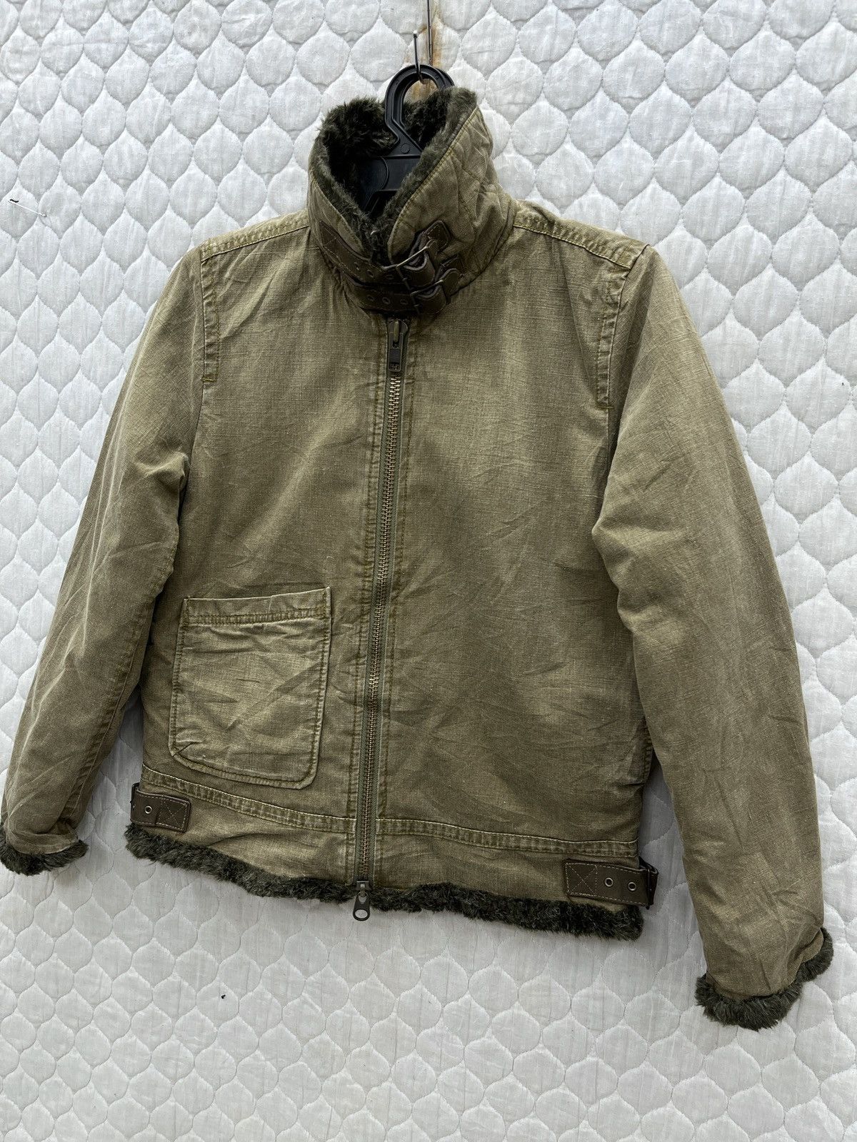 Johnbull 🔥🔥🔥ARCHIVE VTG JOHN BULL MILITARY SHEARLING JACKET Size S / US 4 / IT 40 - 3 Thumbnail